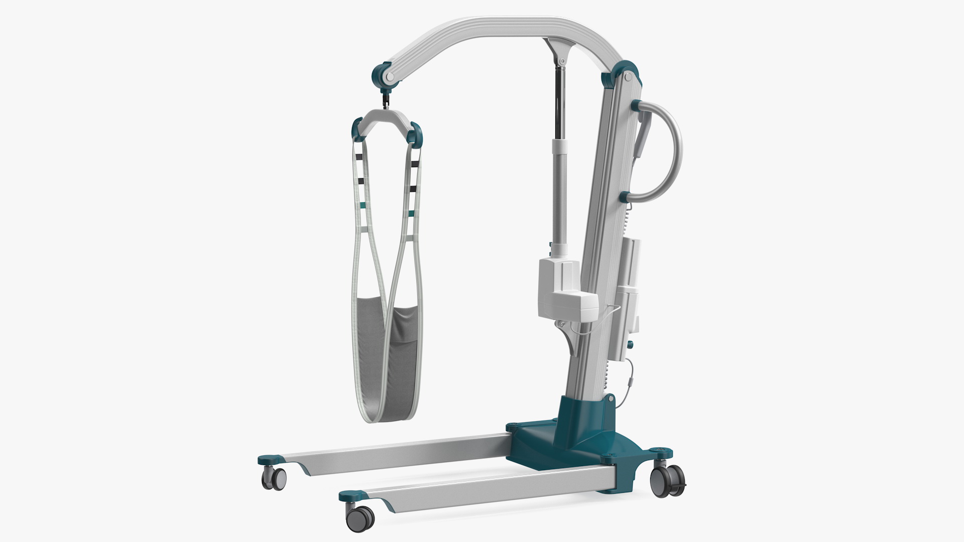 3D model Patient Lift with Leg Holder Rigged