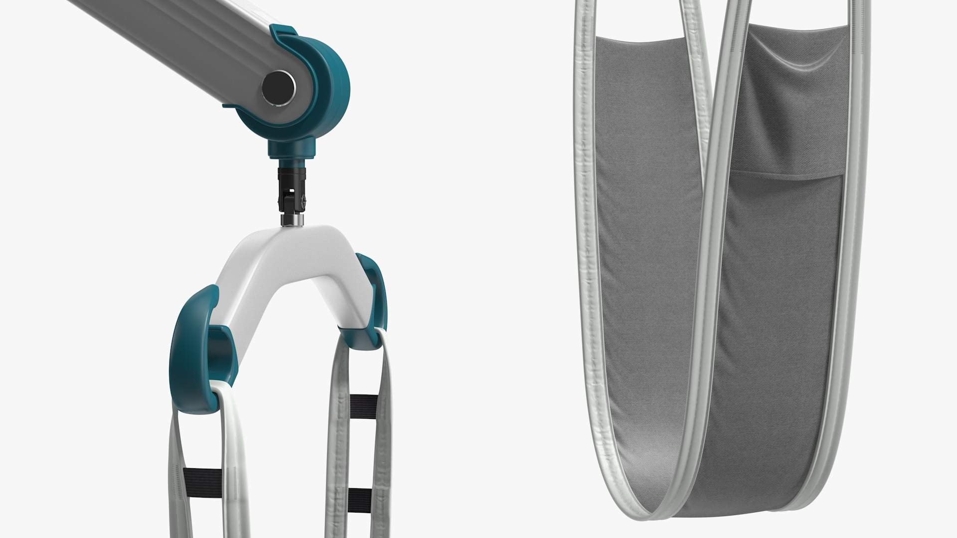 3D model Patient Lift with Leg Holder Rigged