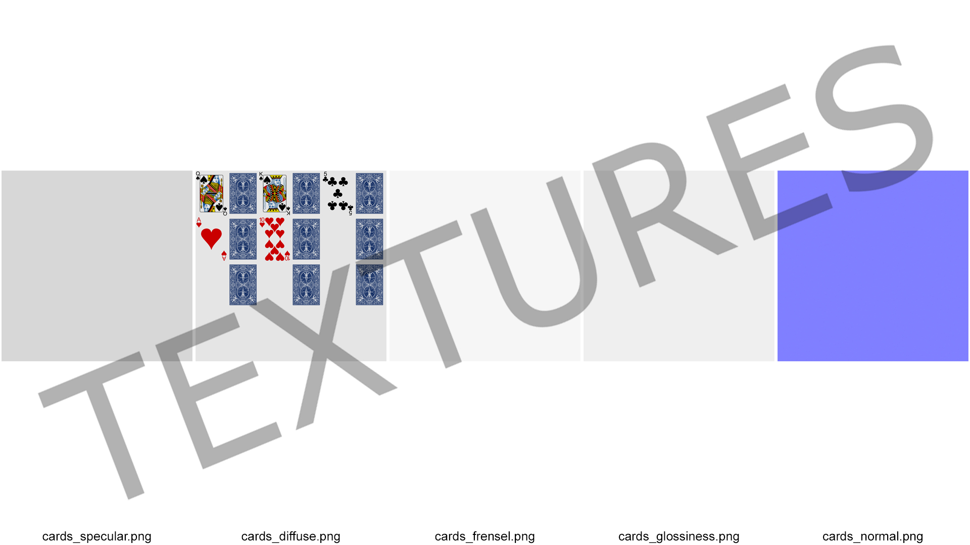 Stack of Playing Cards 3D