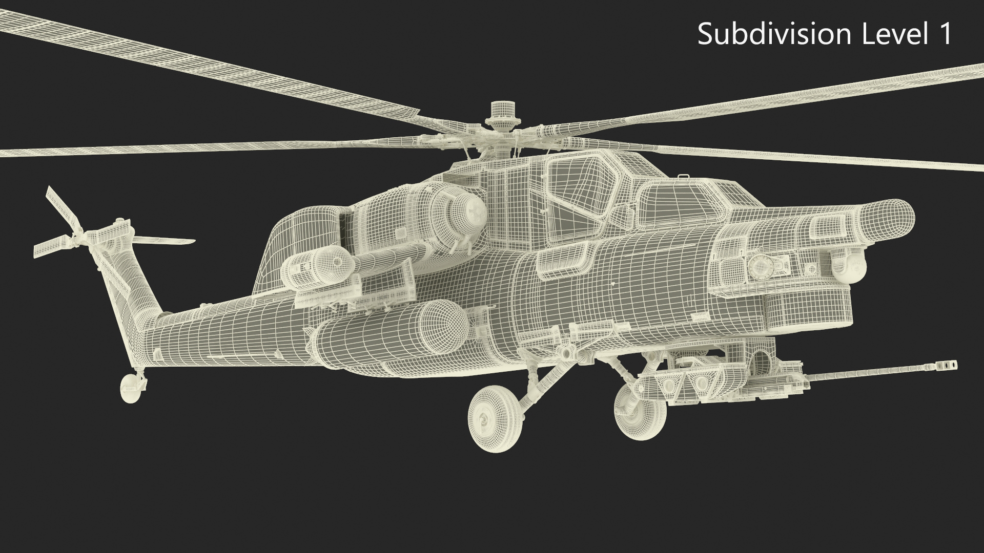 Mi-28 Havoc Russian Attack Helicopter 3D