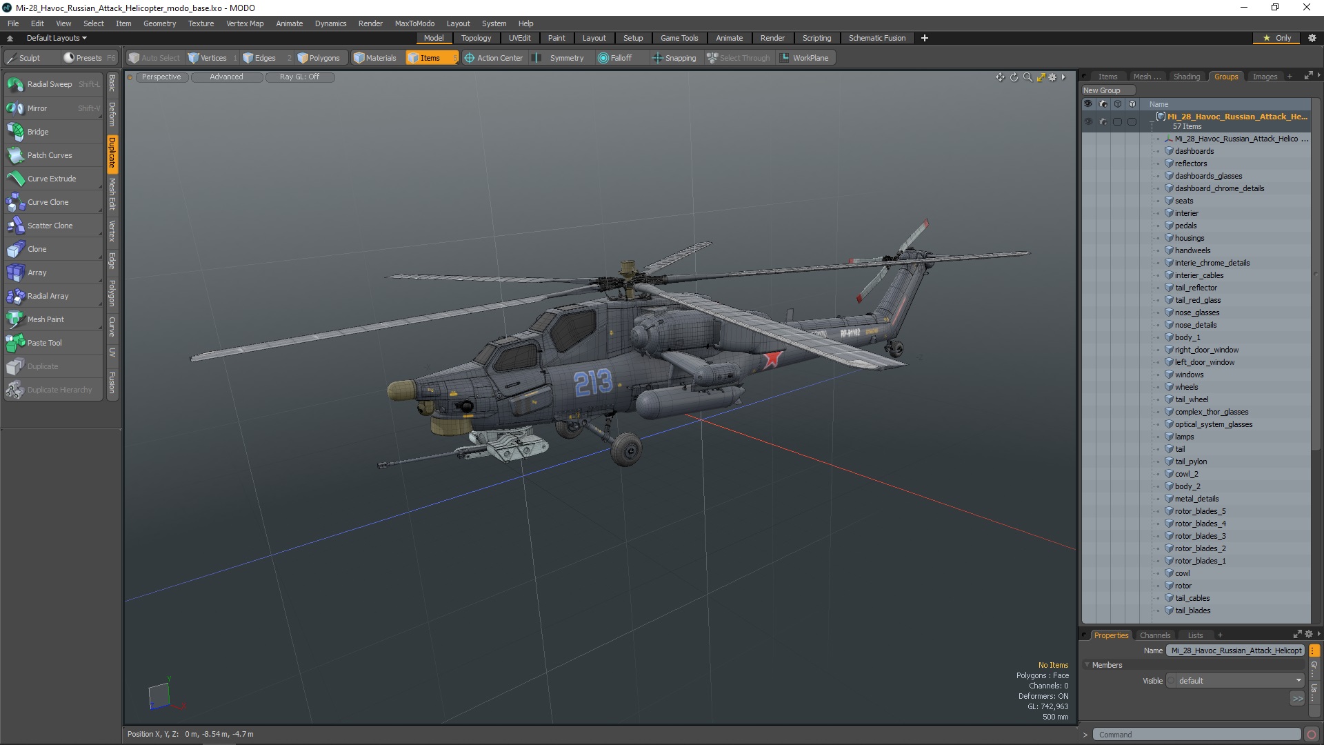 Mi-28 Havoc Russian Attack Helicopter 3D
