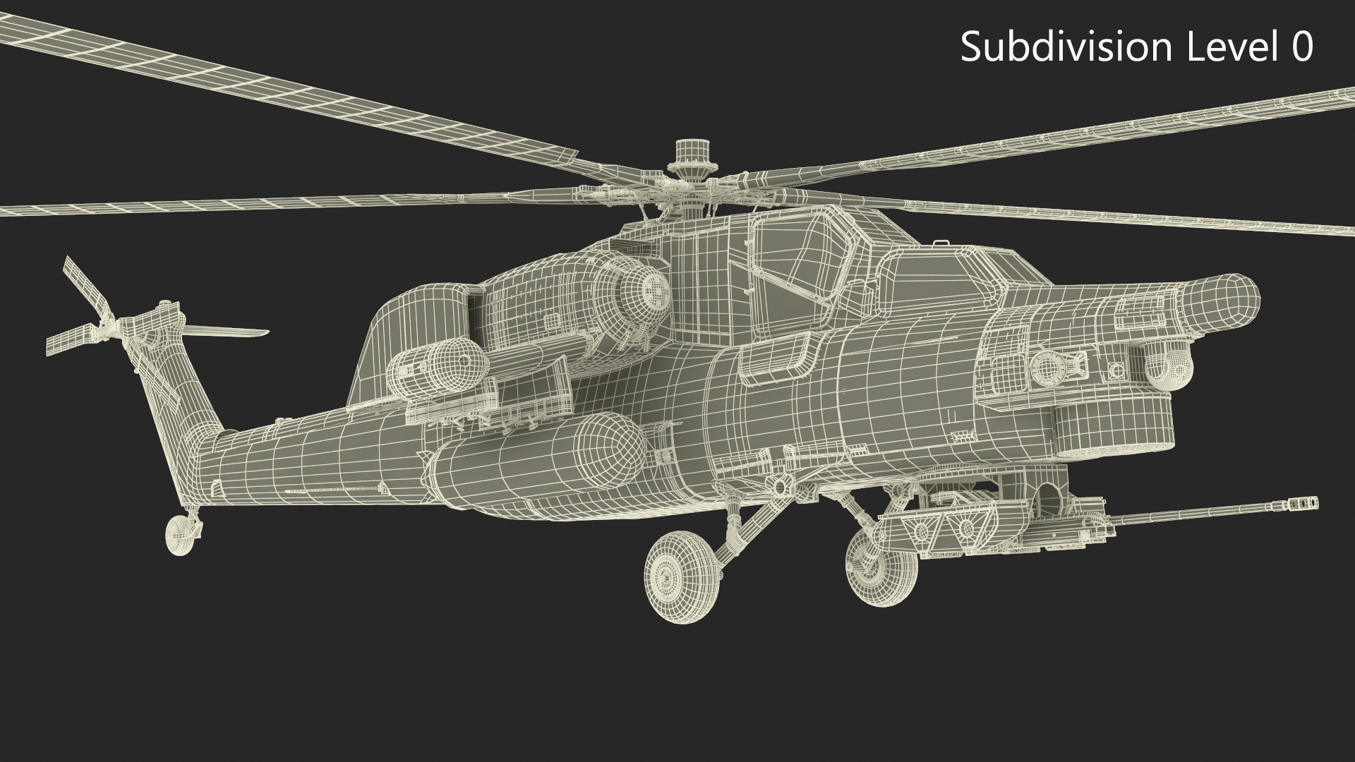 Mi-28 Havoc Russian Attack Helicopter 3D