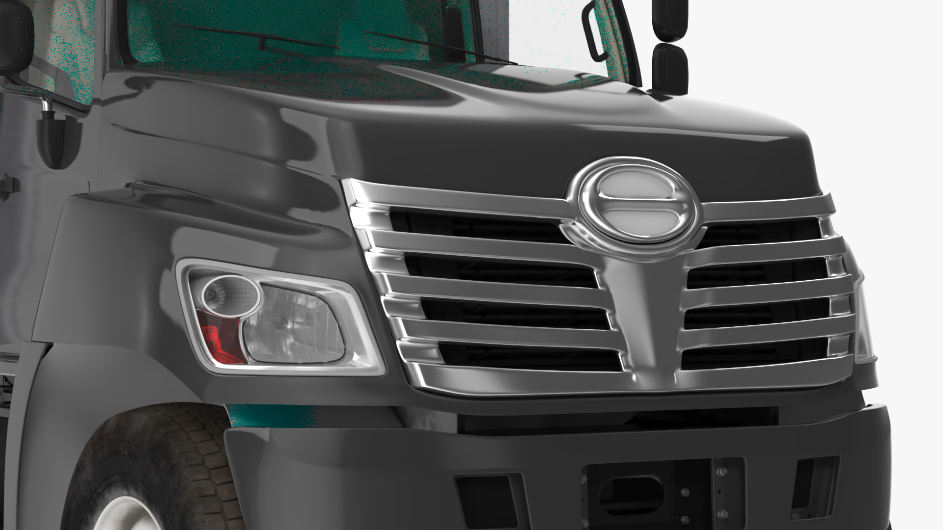 3D Cargo Box Truck Rigged for Maya