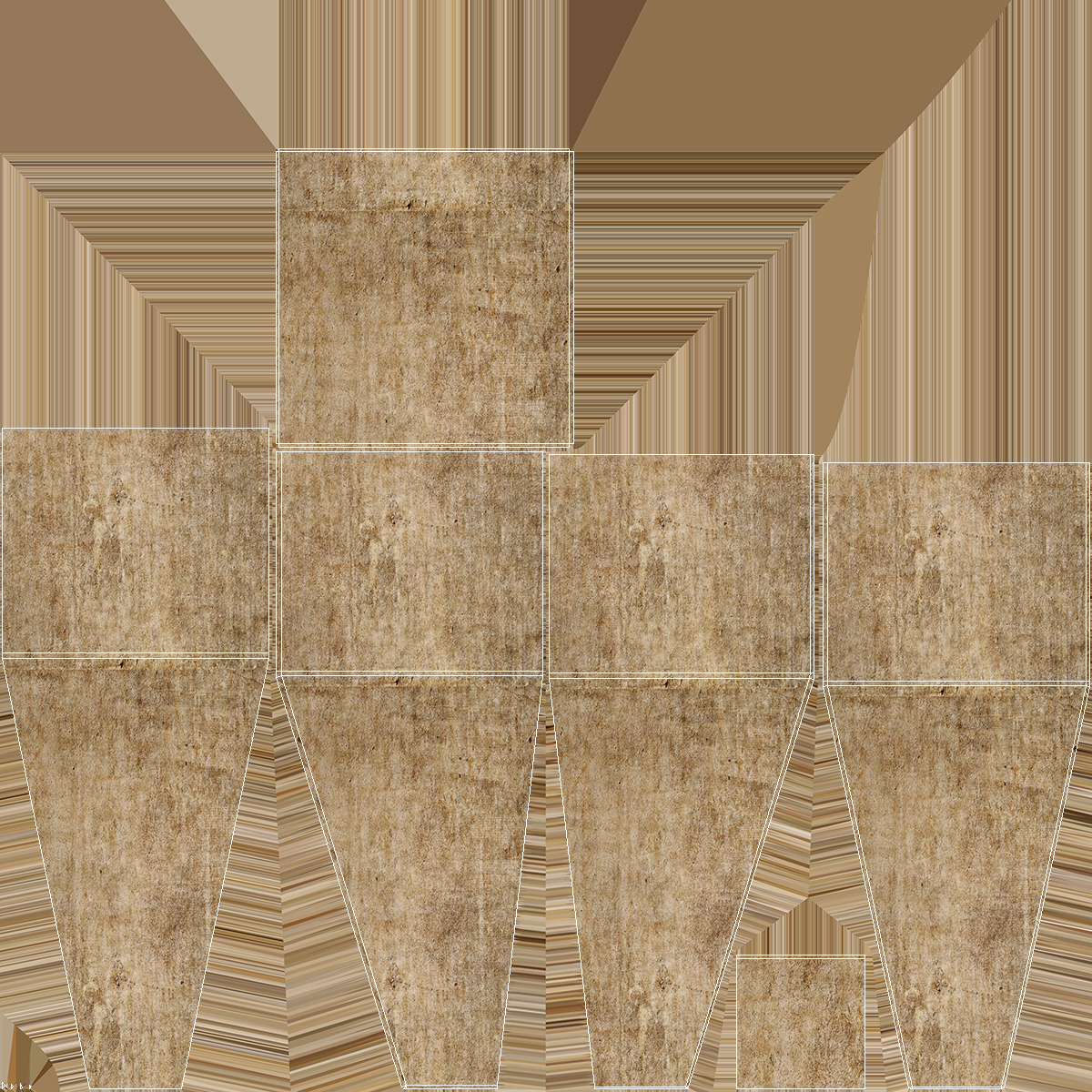 Dragons Teeth Anti Tank Obstacle 3D