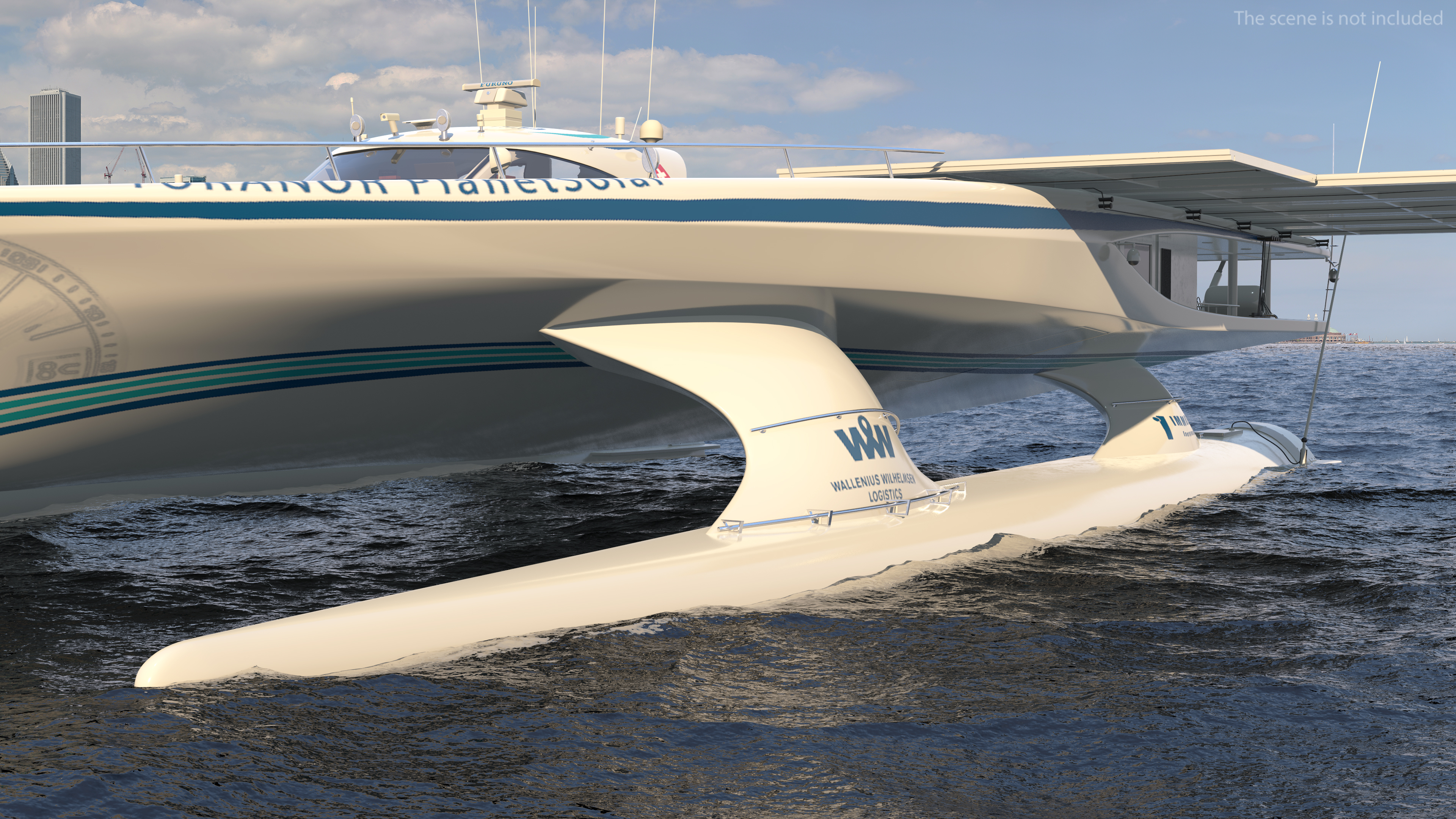 PlanetSolar Boat Simple Interior Rigged 3D model