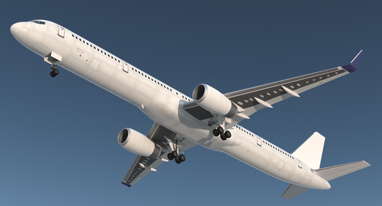 3D Boeing 757 300 Generic with Cabin model