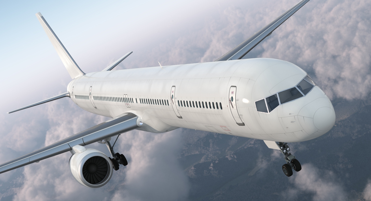 3D Boeing 757 300 Generic with Cabin model