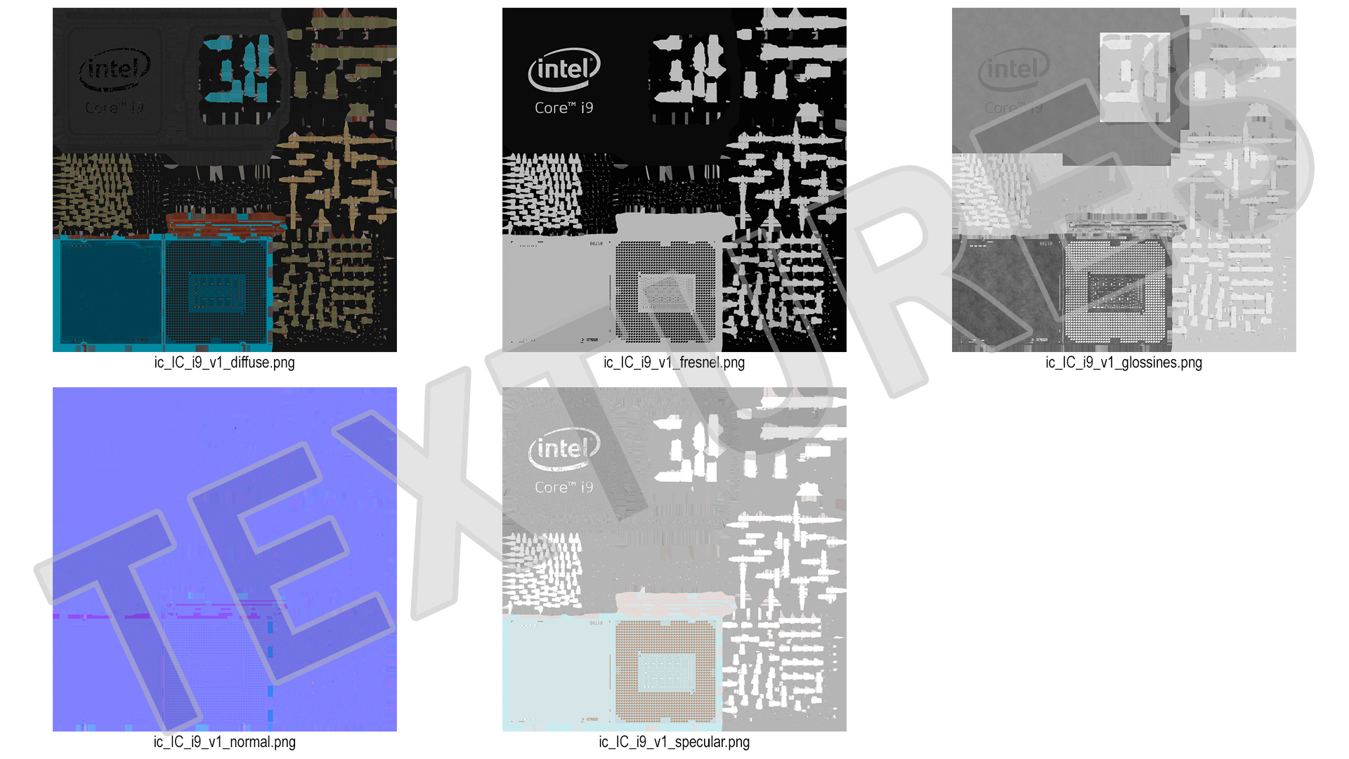 Intel Core i9 CPU 3D
