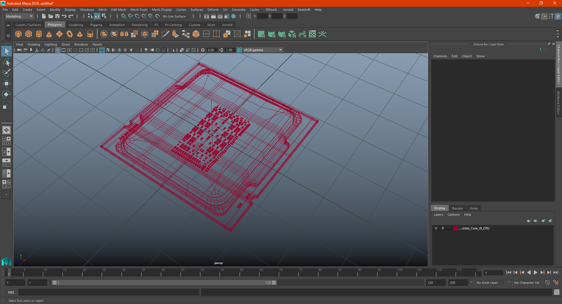 Intel Core i9 CPU 3D