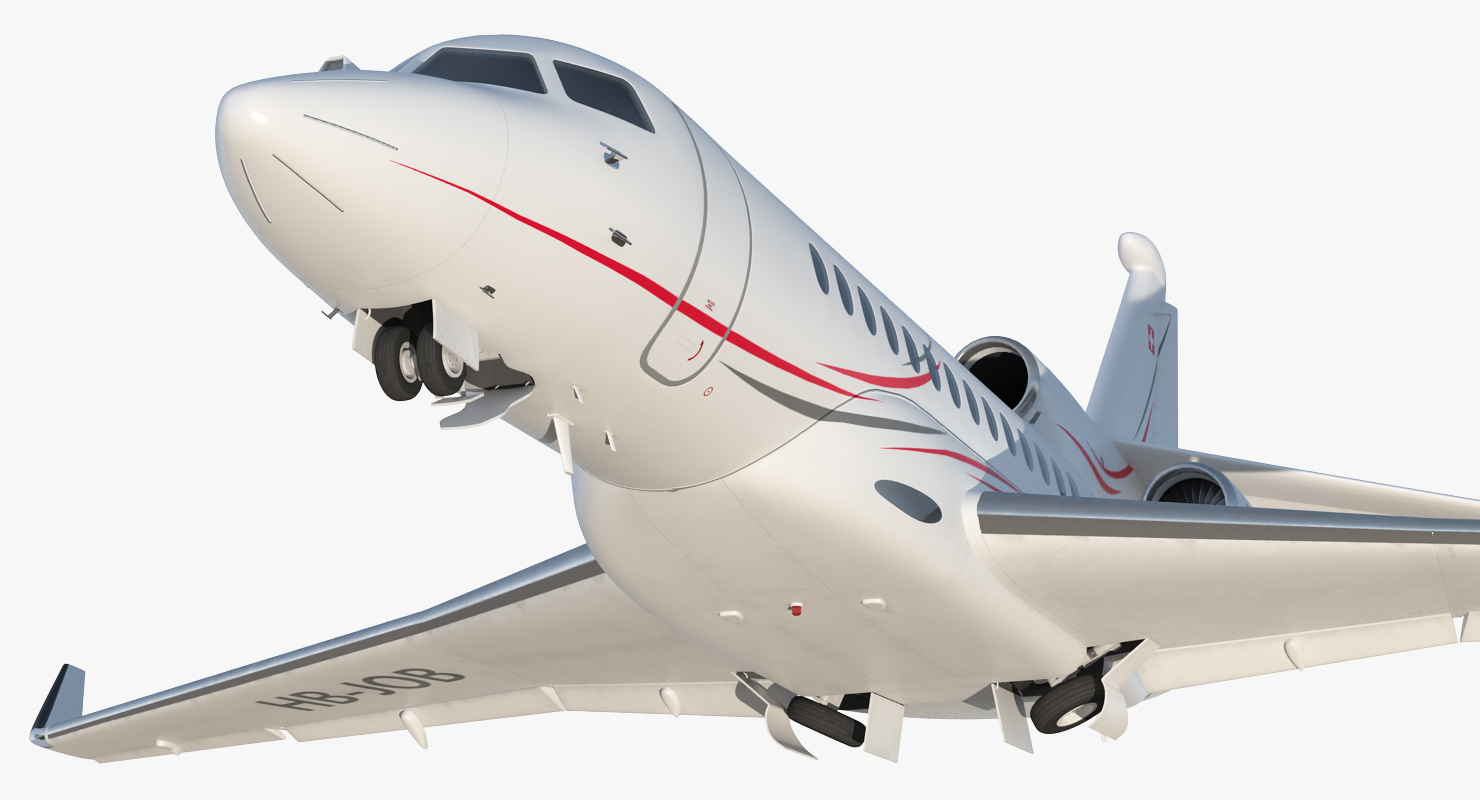 3D Dassault Falcon 7X model