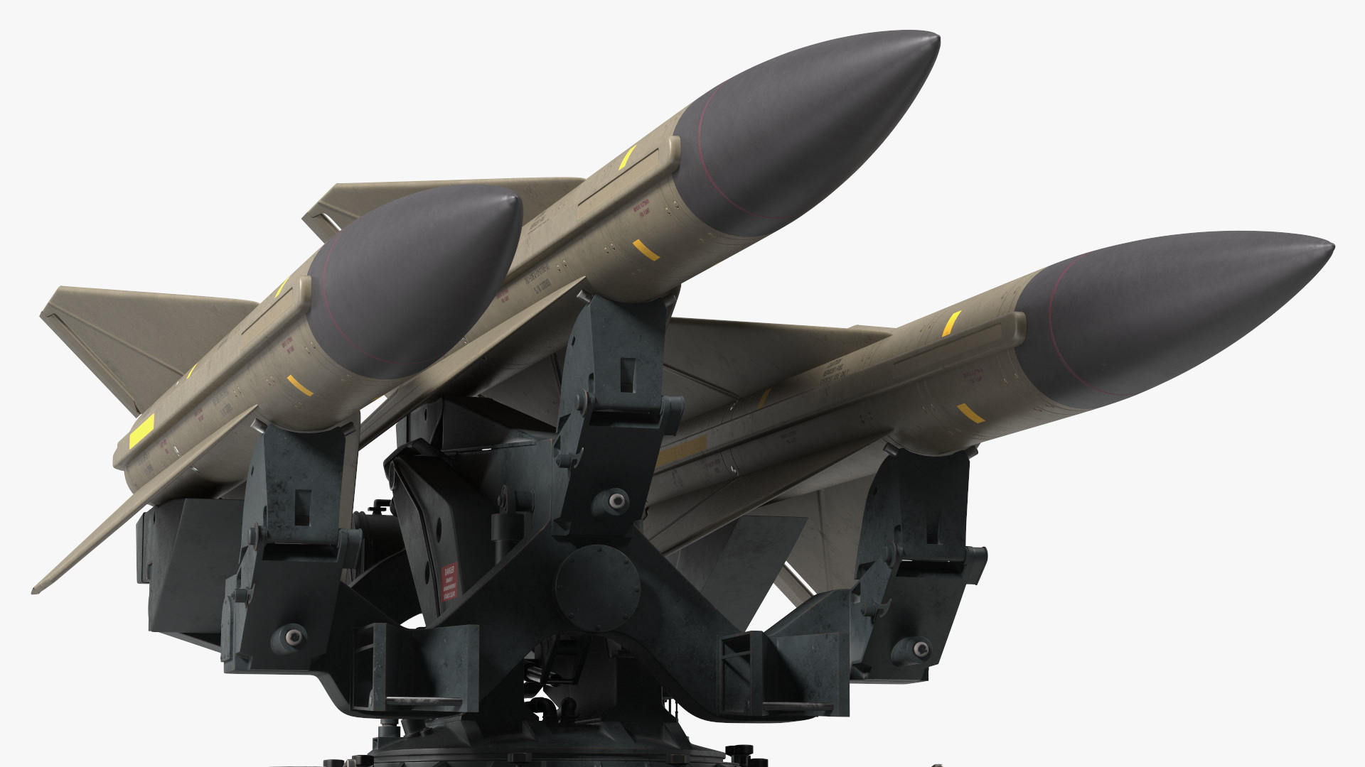 Dark Green MIM23 HAWK Rigged for Maya 3D