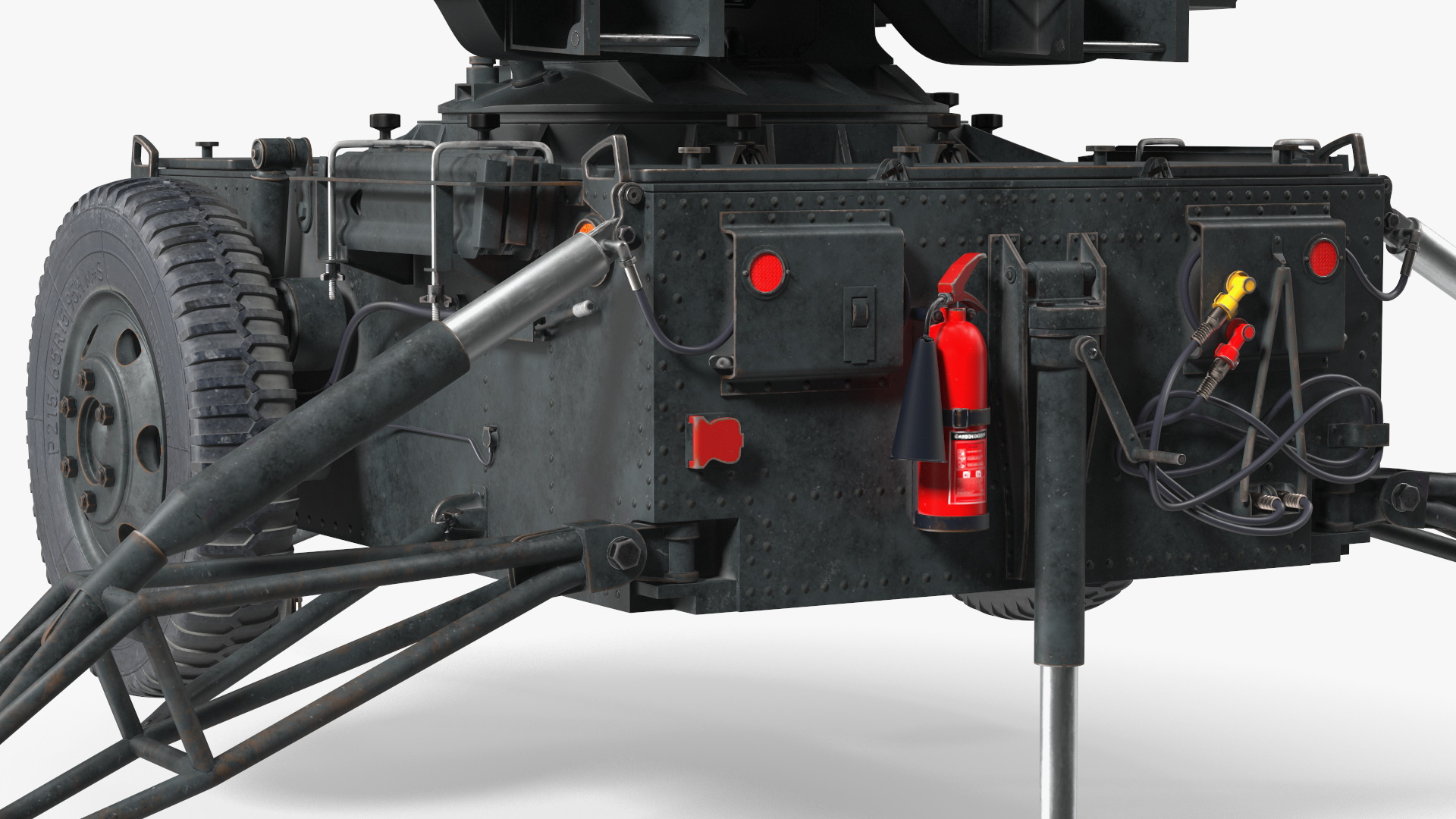 Dark Green MIM23 HAWK Rigged for Maya 3D