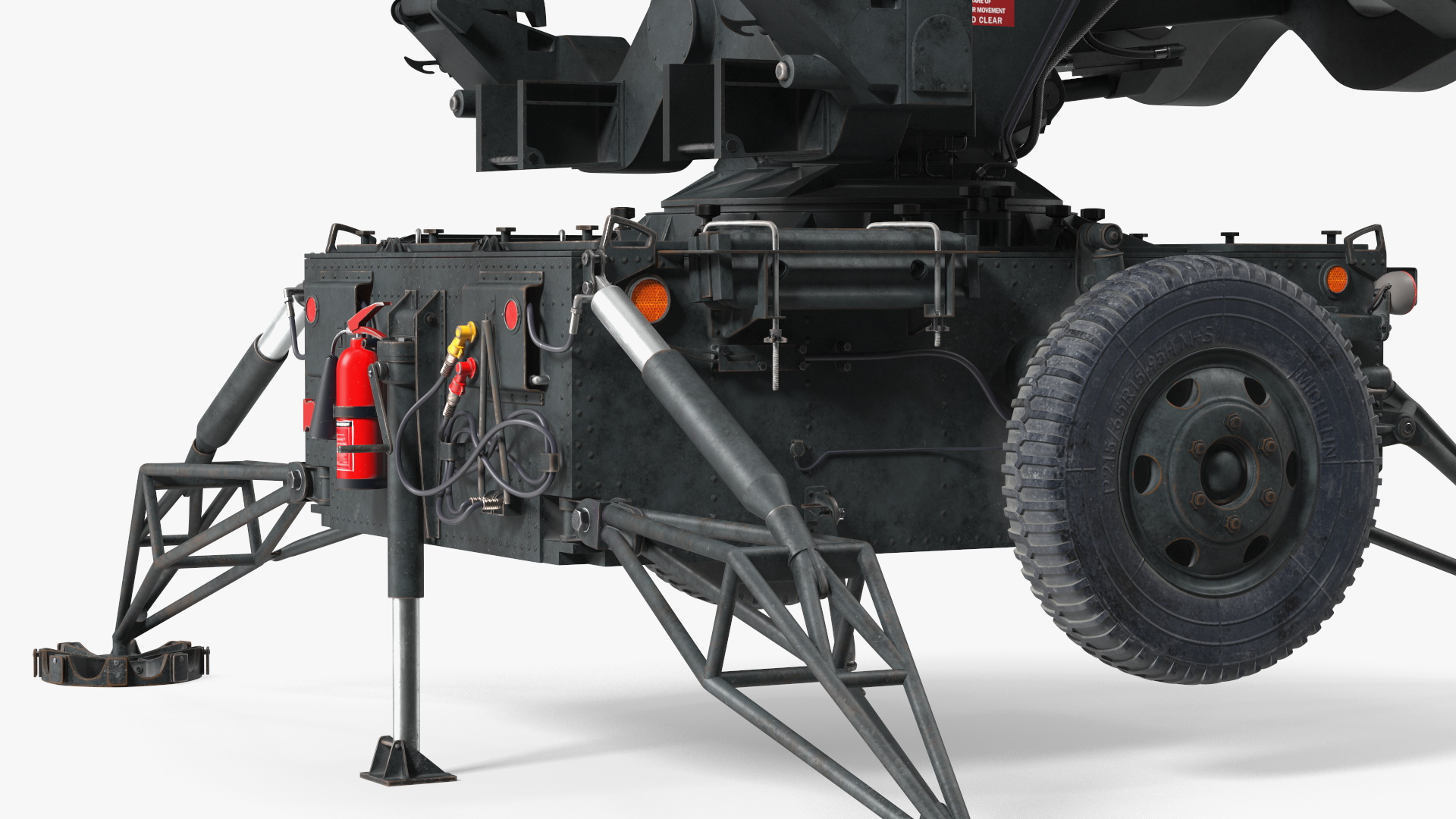 Dark Green MIM23 HAWK Rigged for Maya 3D
