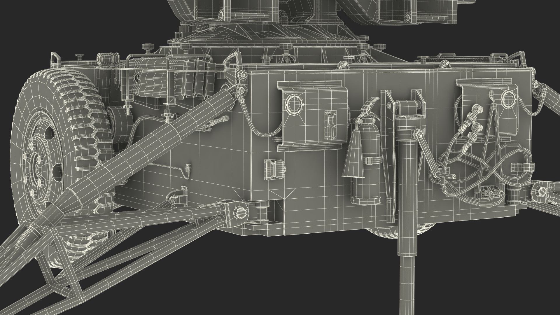 Dark Green MIM23 HAWK Rigged for Maya 3D