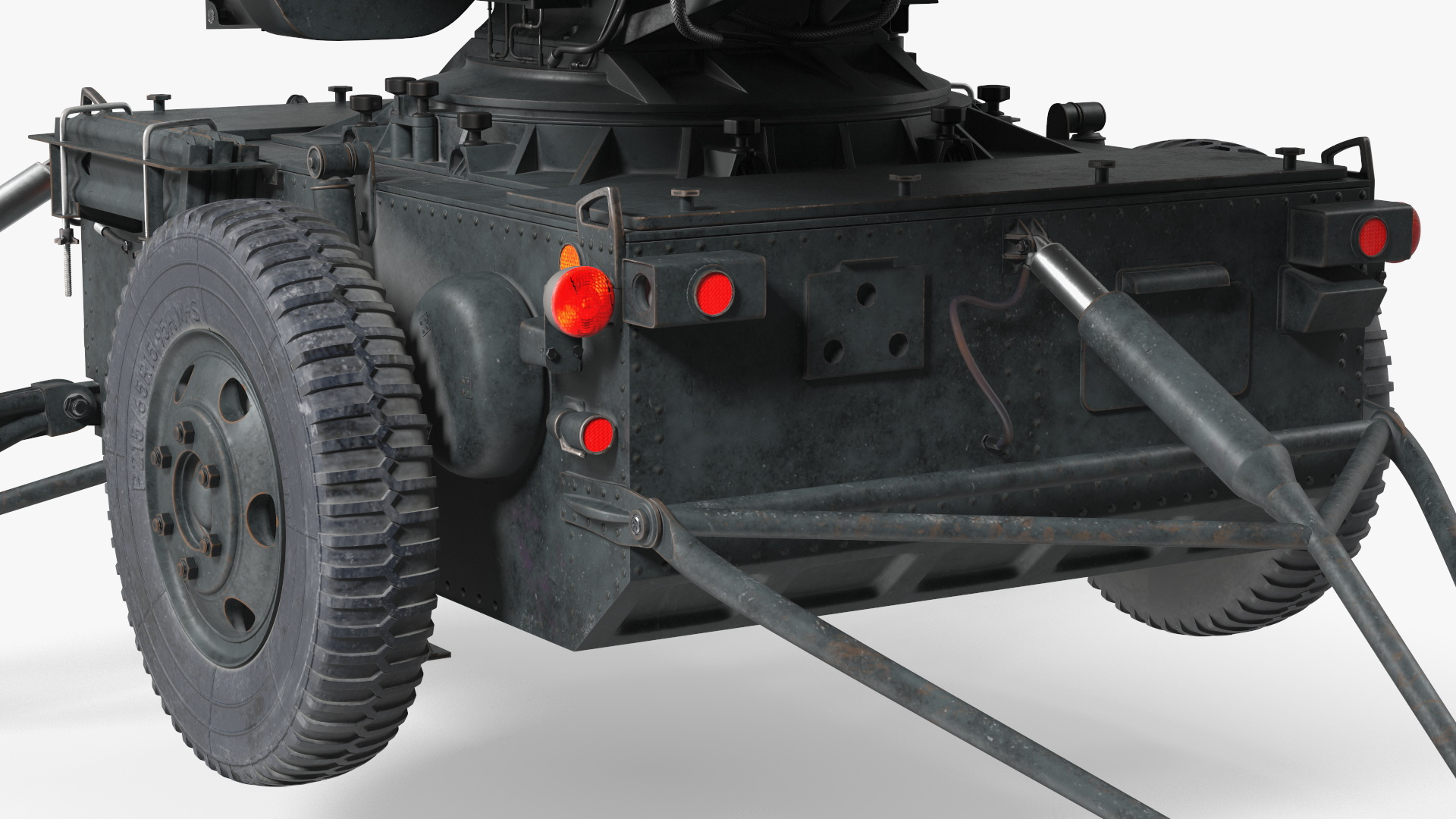 Dark Green MIM23 HAWK Rigged for Maya 3D