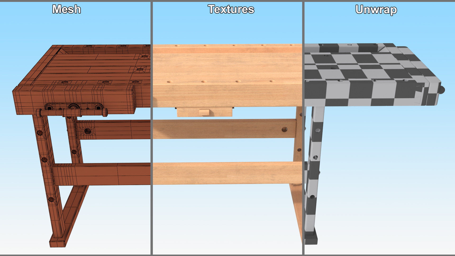 3D model Workbench from Aspen