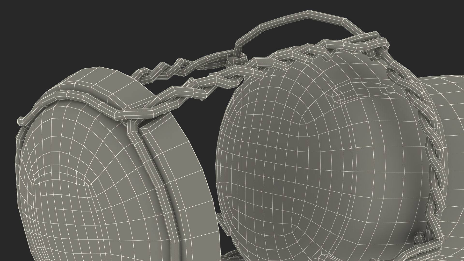 3D Bottle Cork Lying Metal Wire model