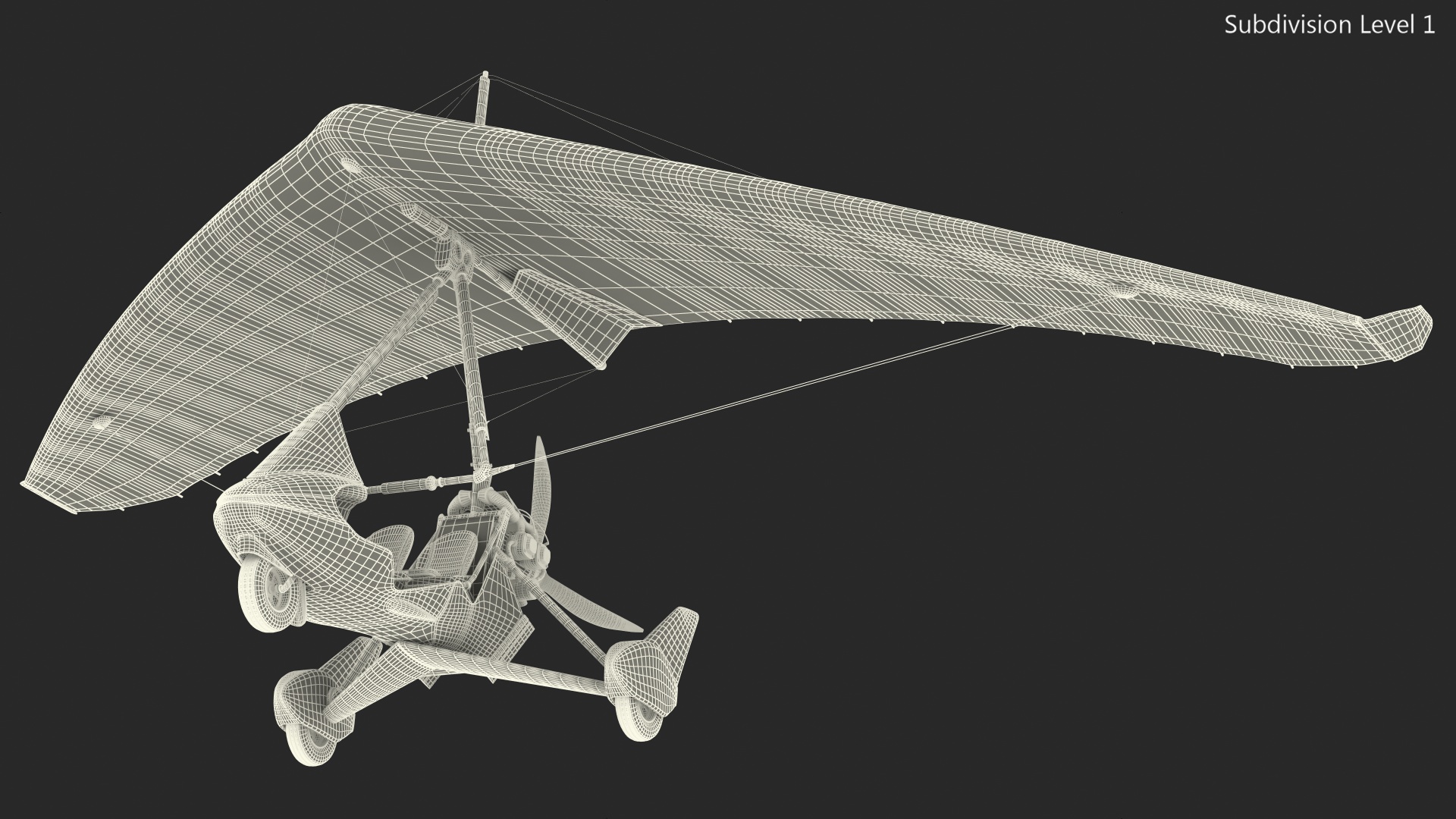 3D Tandem Ultralight Trike Wing BioniX2