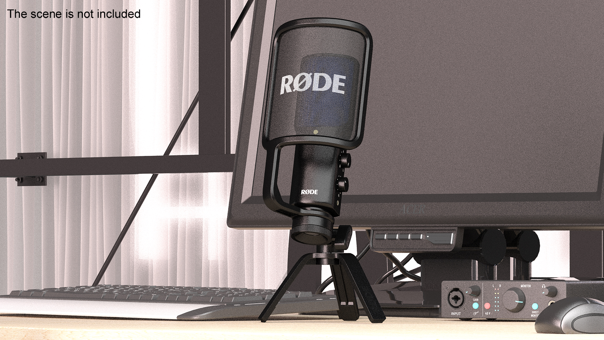 3D Rode NT Streaming Microphone model