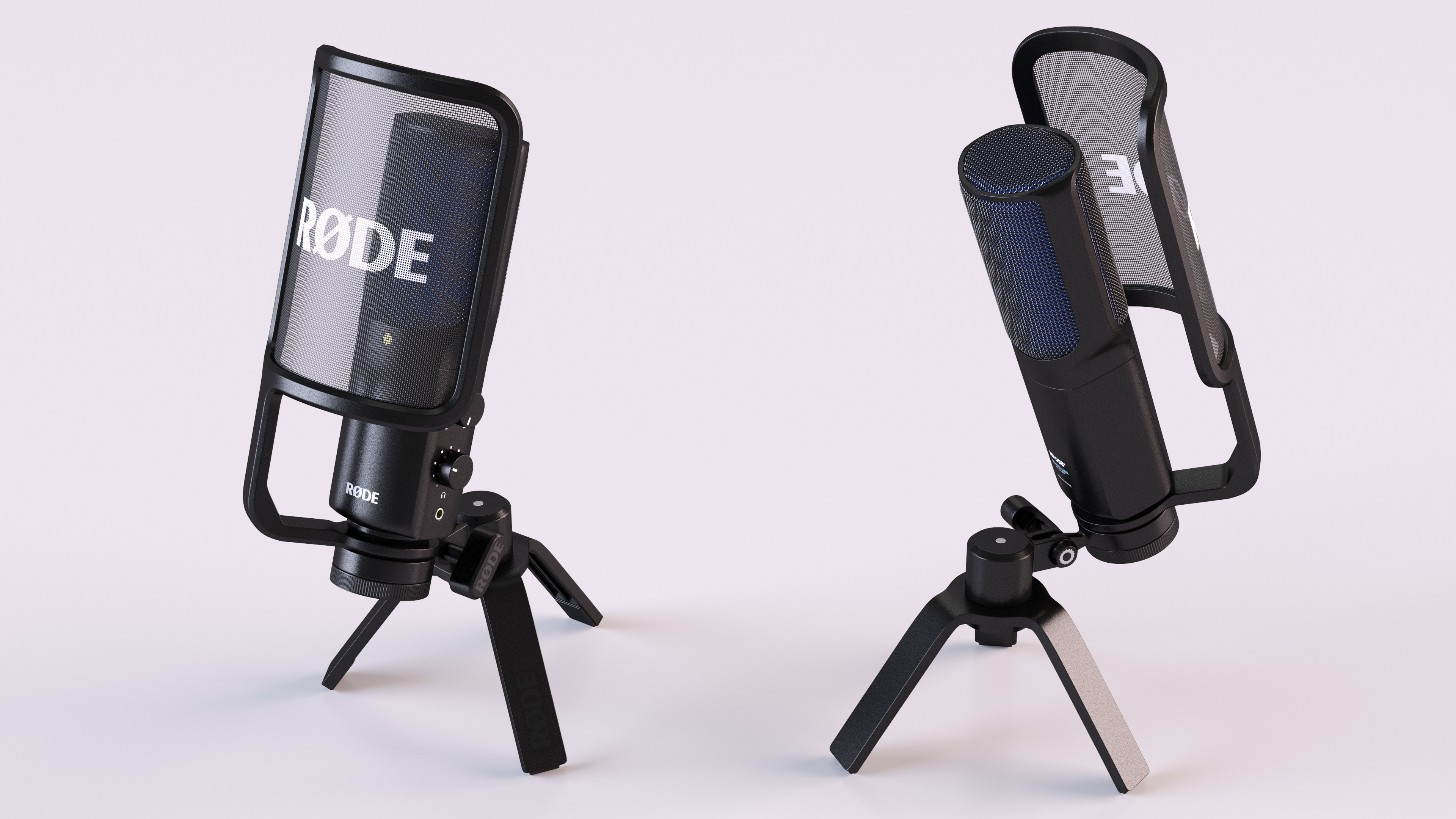 3D Rode NT Streaming Microphone model