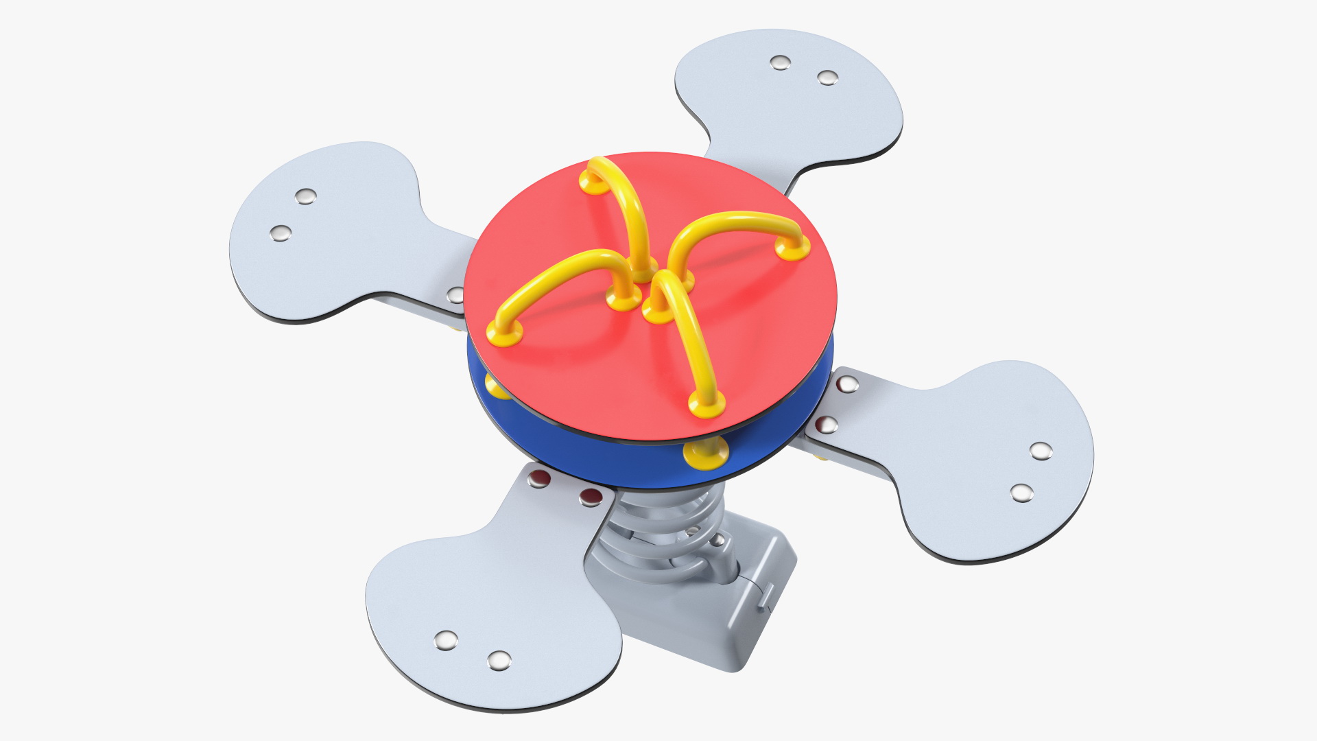 Outdoor Playground Flower Springer 3D model