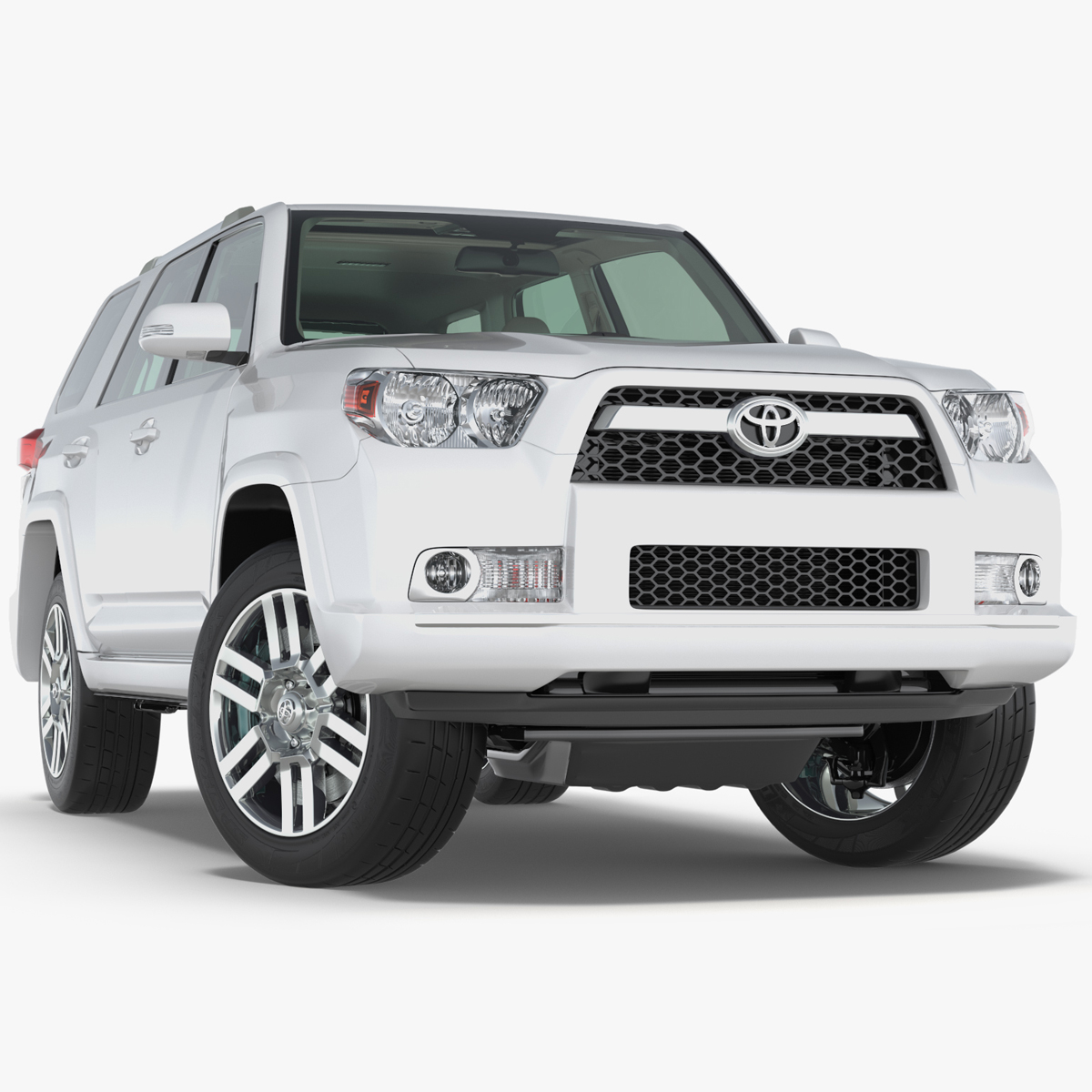 3D Mid Size SUV Toyota 4Runner Rigged for Maya model