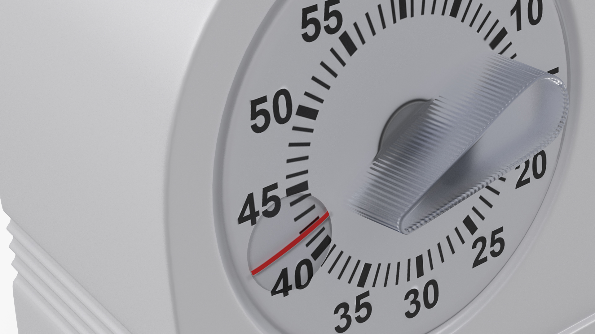 Classic Mechanical Kitchen Timer 3D