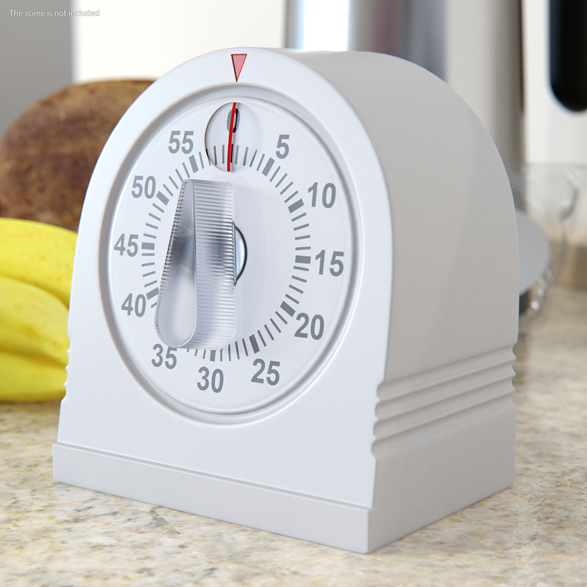 Classic Mechanical Kitchen Timer 3D