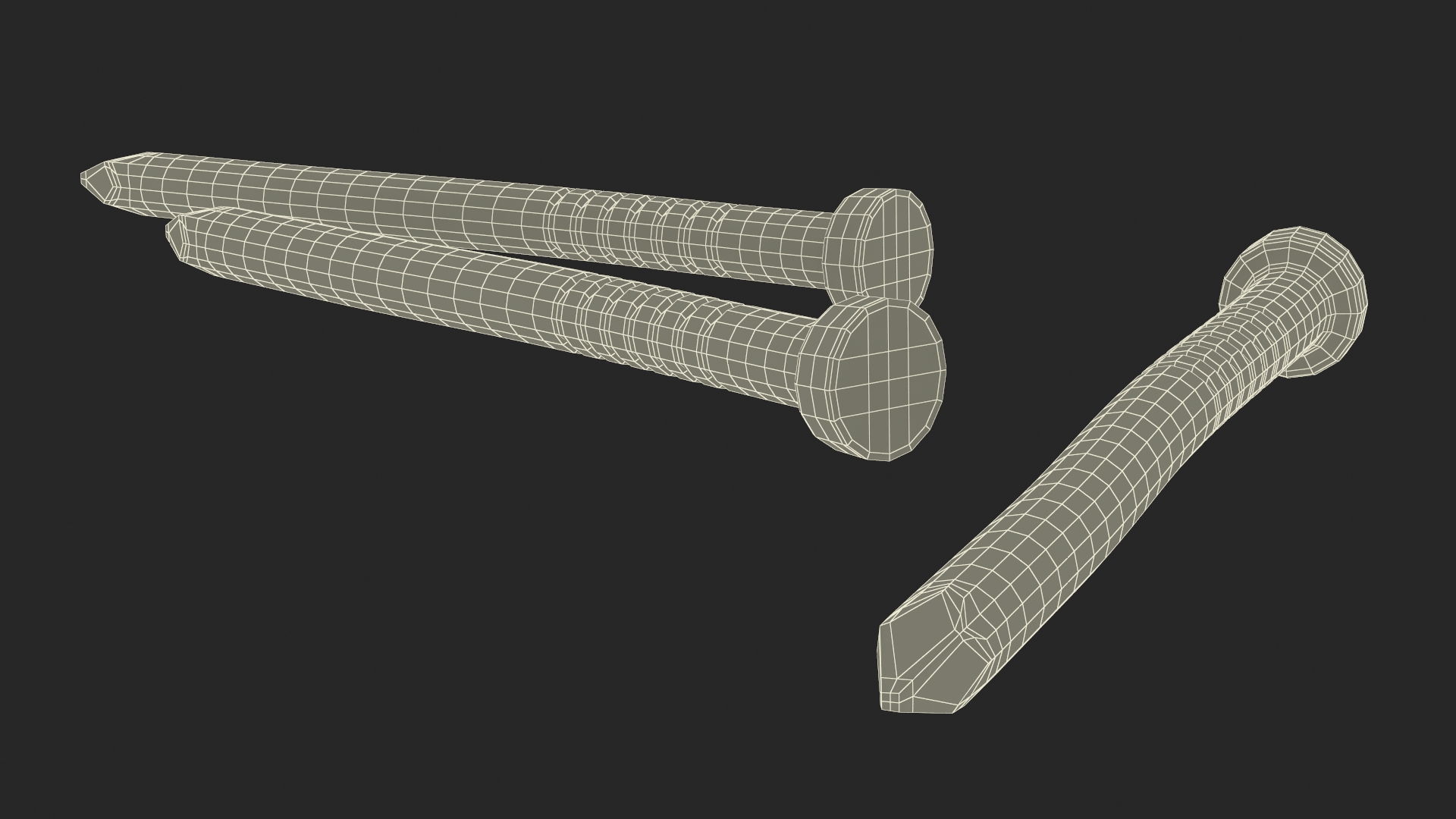 Brad Nails Old 3D model