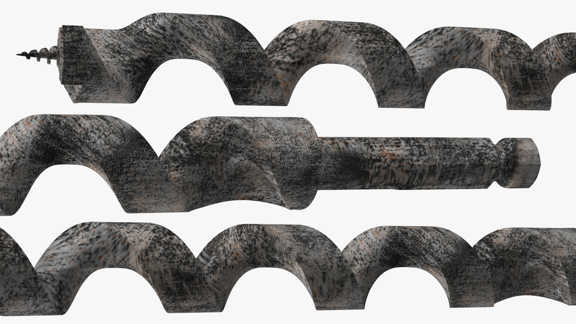 3D Carbon Steel Auger Bit Old