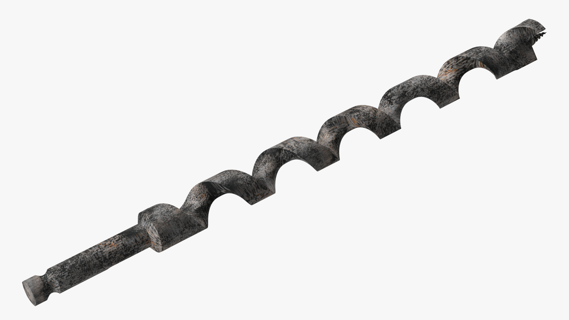 3D Carbon Steel Auger Bit Old