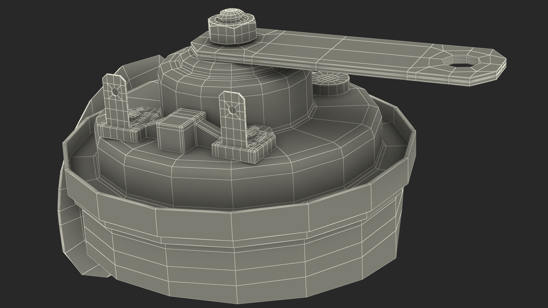 Hella Low Tone Car Horn 400Hz 3D model