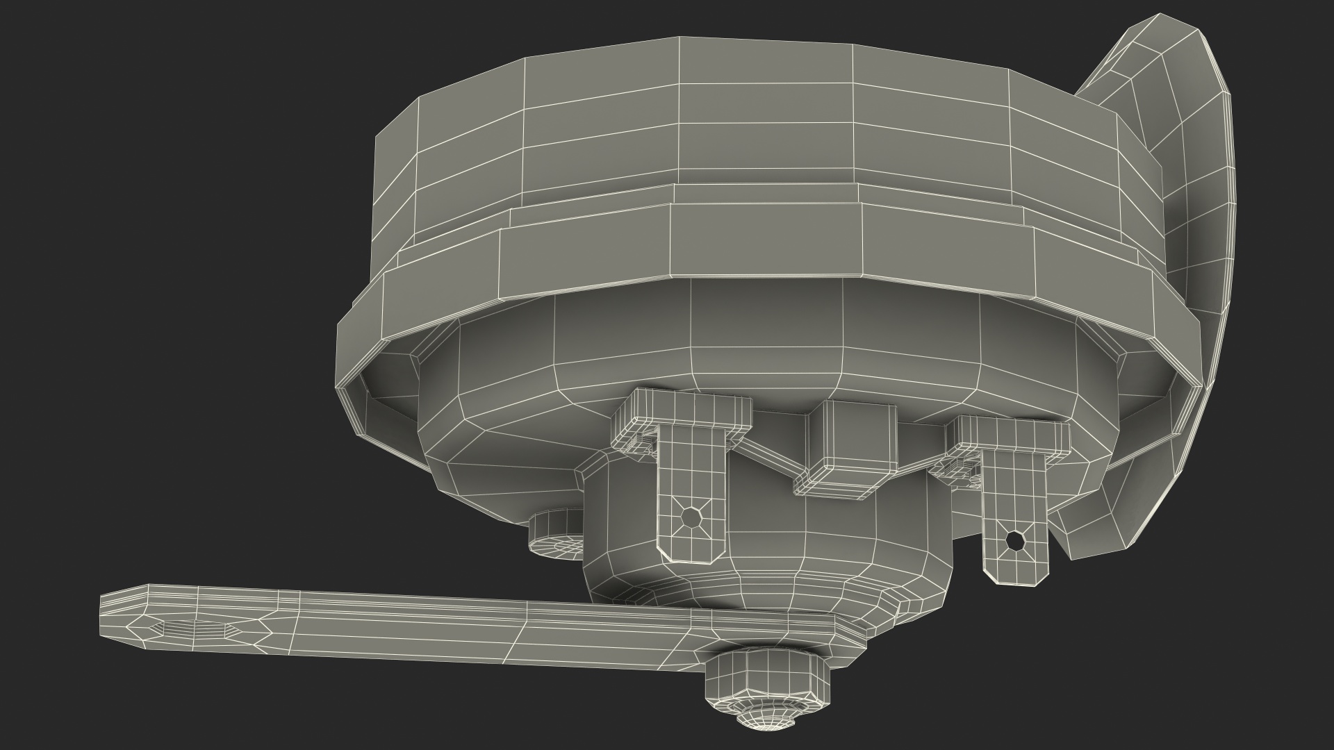 Hella Low Tone Car Horn 400Hz 3D model