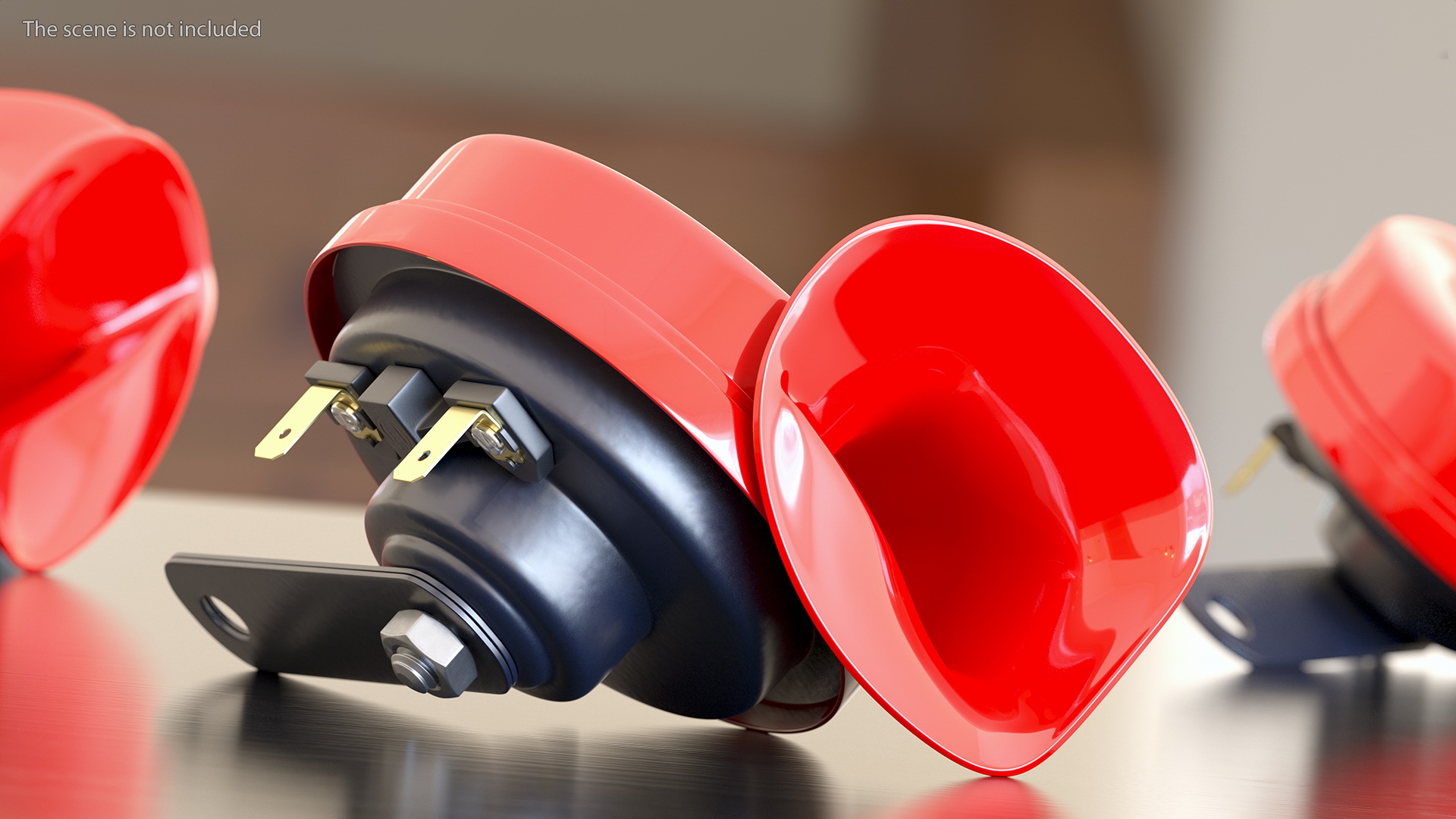 Hella Low Tone Car Horn 400Hz 3D model