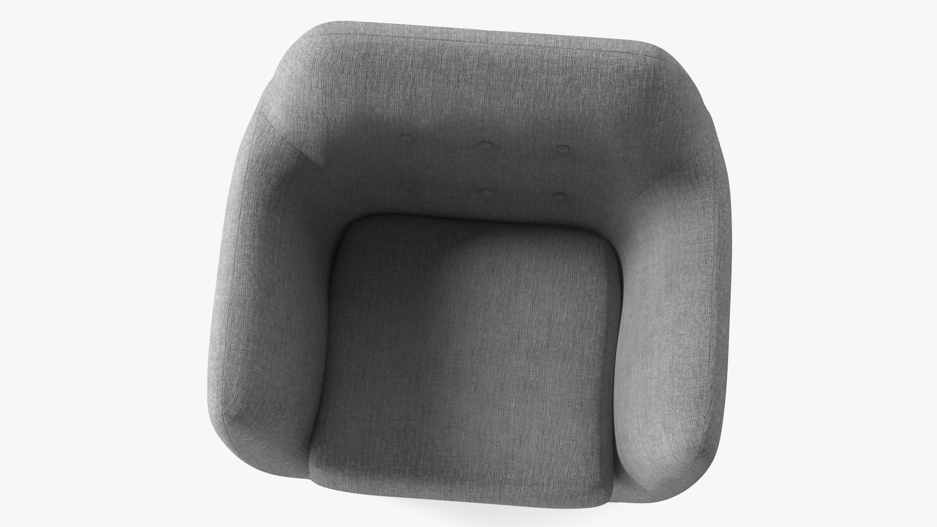 Comfy Armchair Grey 3D model