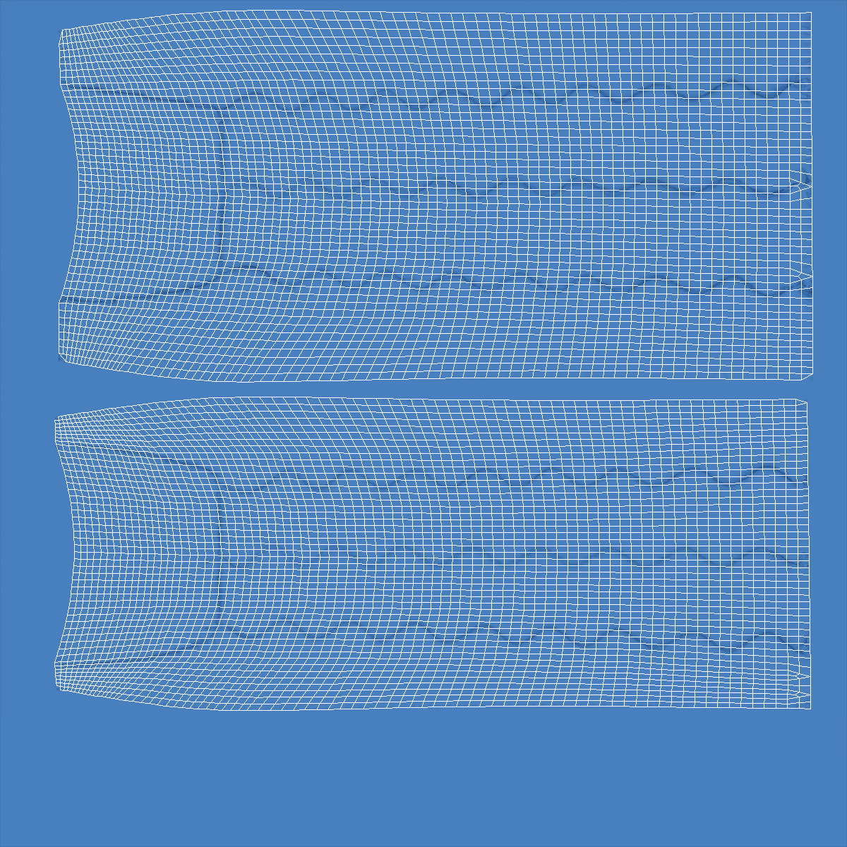 Foldable Beach Air Mattress 3D