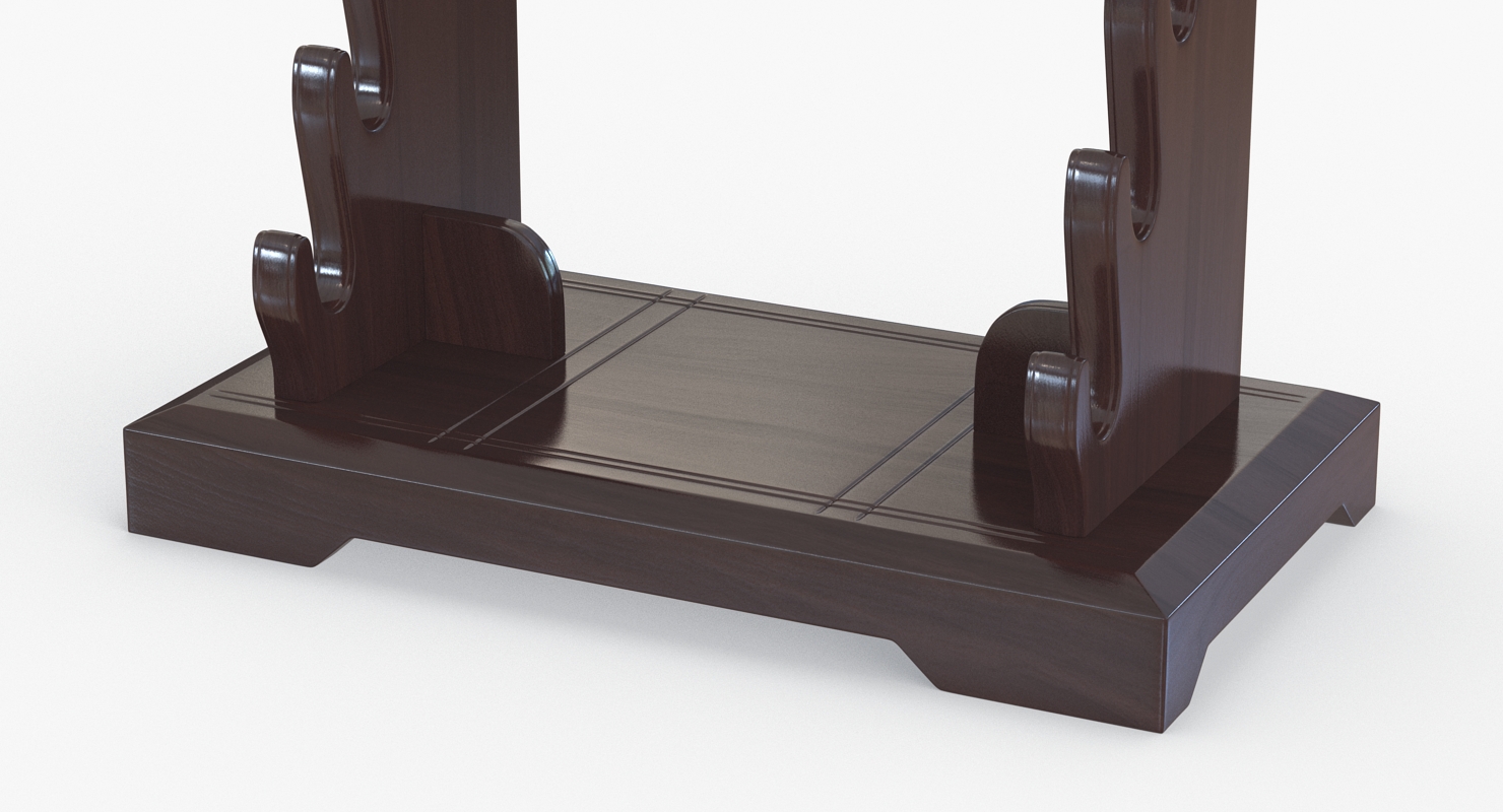 3D Japanese Sword Katana Display Rack Stand 5 Pcs