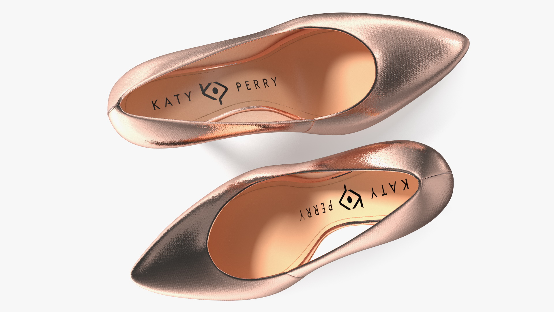 Katy Perry Rose Gold Sissy Pumps 3D