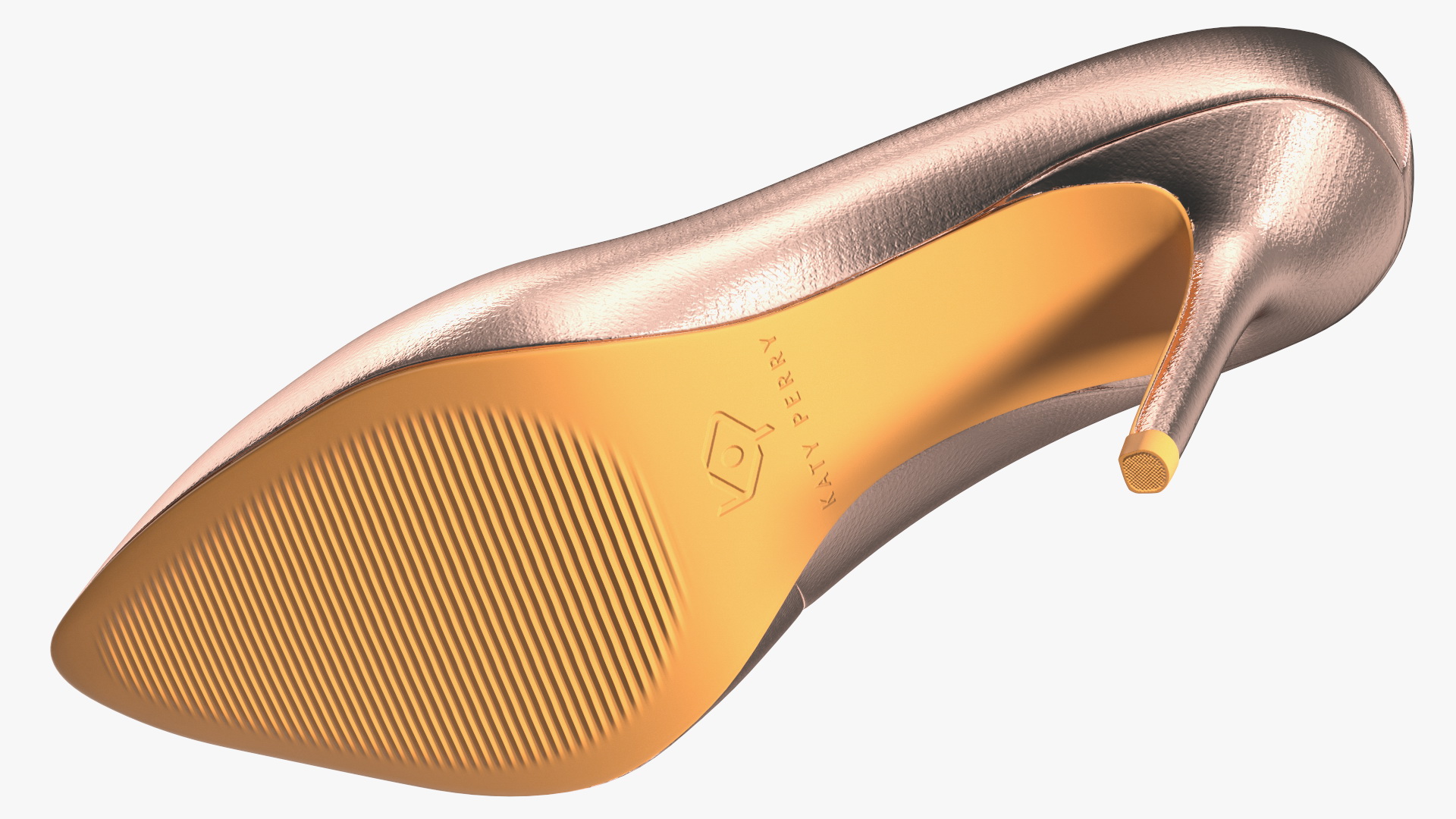 Katy Perry Rose Gold Sissy Pumps 3D