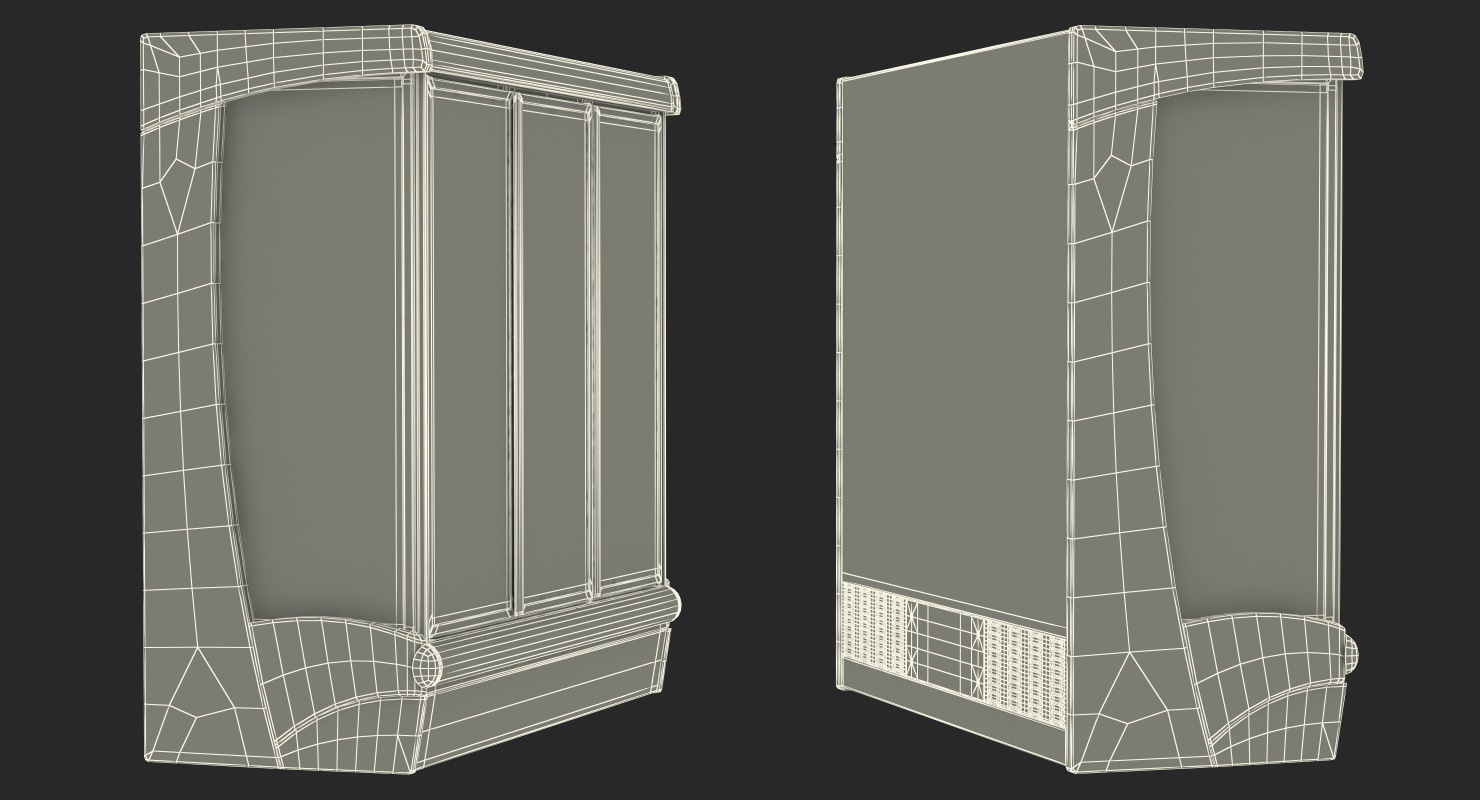 Multideck Display Fridge 3D model