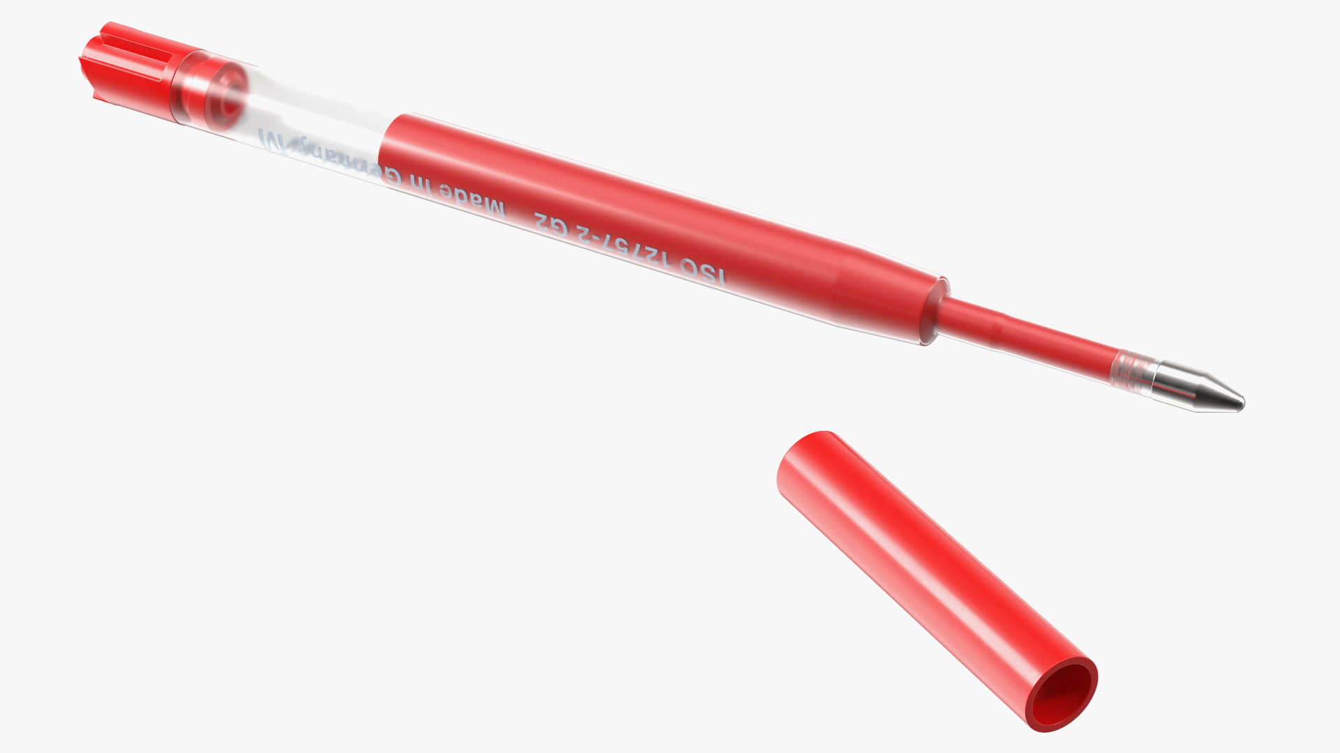 Red Schmidt P900 Ballpoint Pen Refill 3D