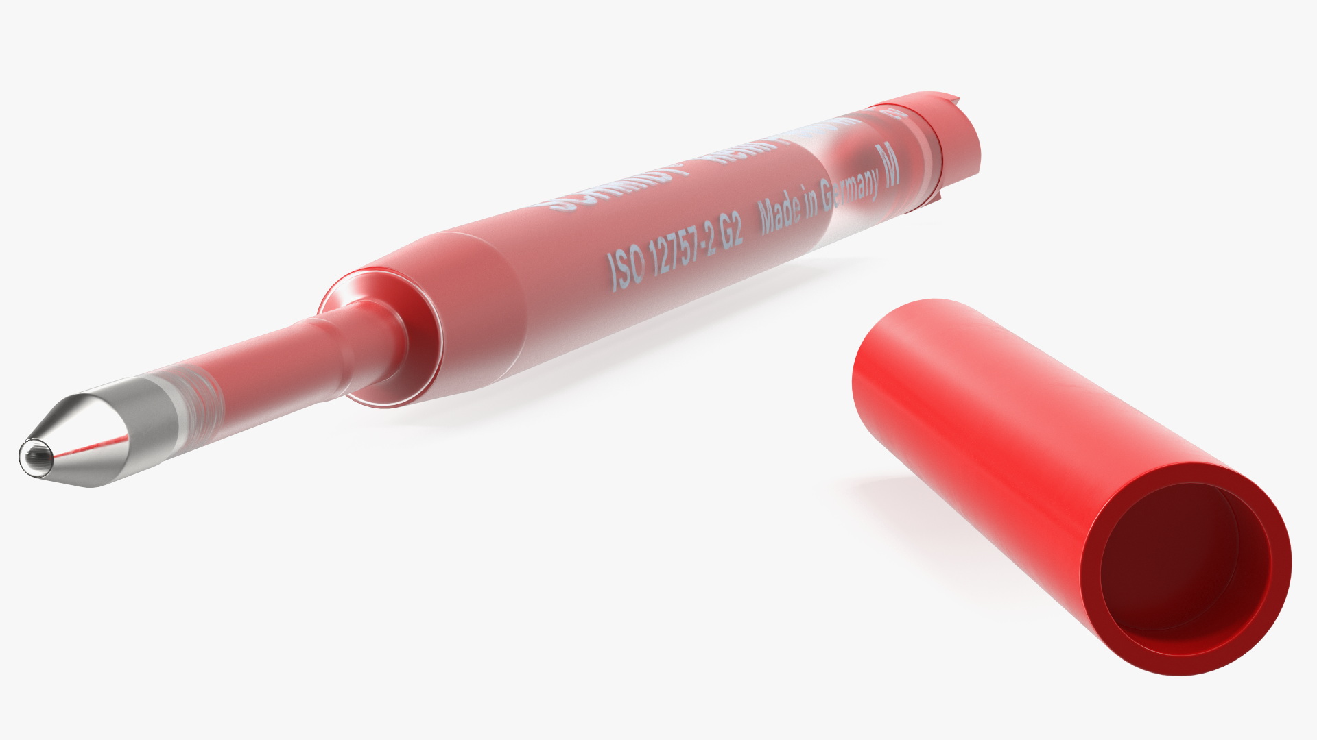 Red Schmidt P900 Ballpoint Pen Refill 3D