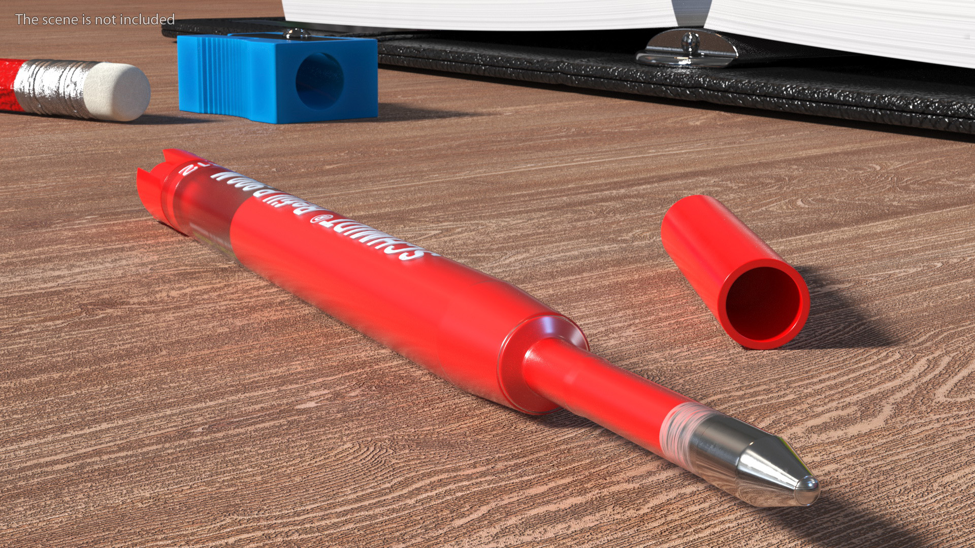 Red Schmidt P900 Ballpoint Pen Refill 3D