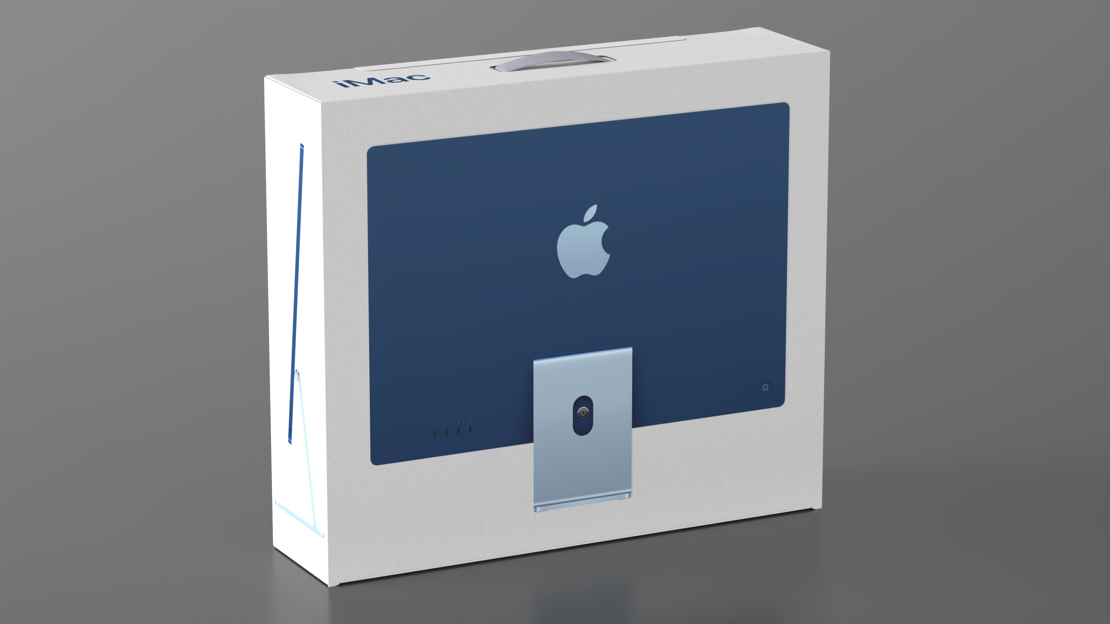 Apple iMac Packaging Box 3D model