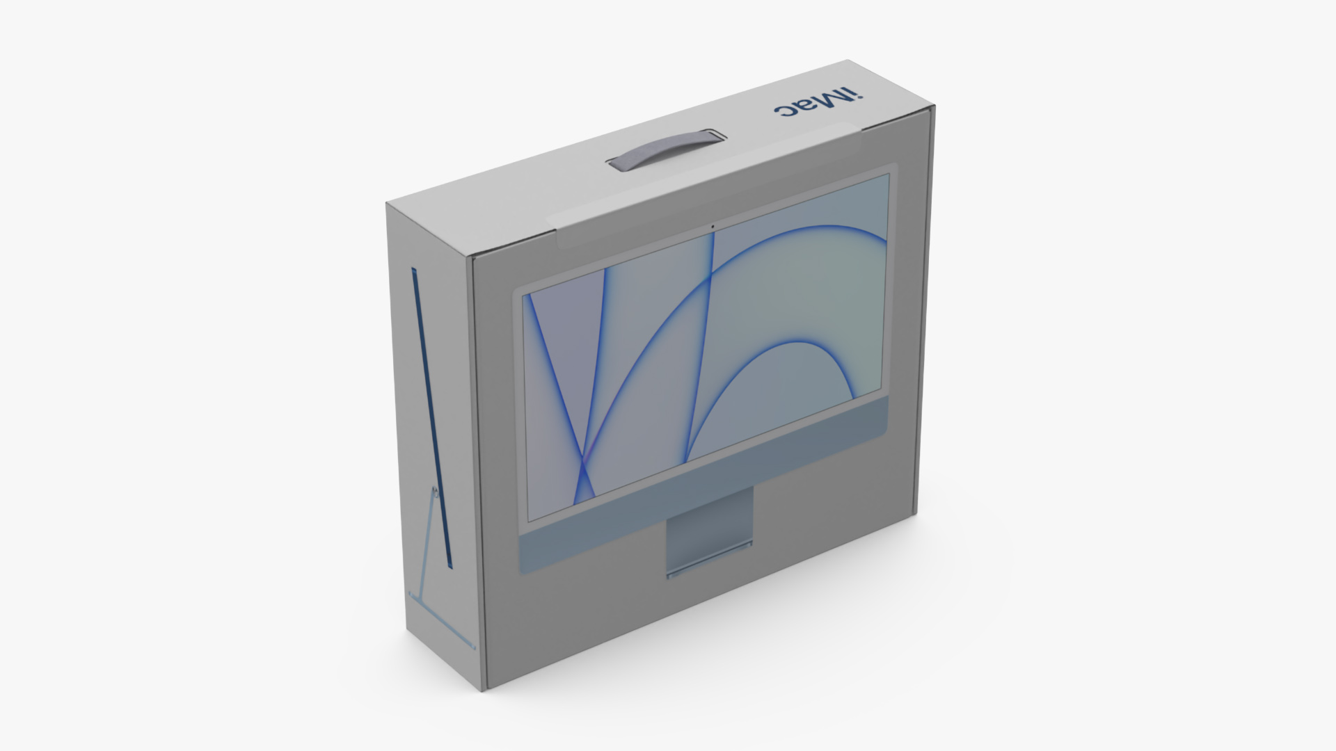 Apple iMac Packaging Box 3D model
