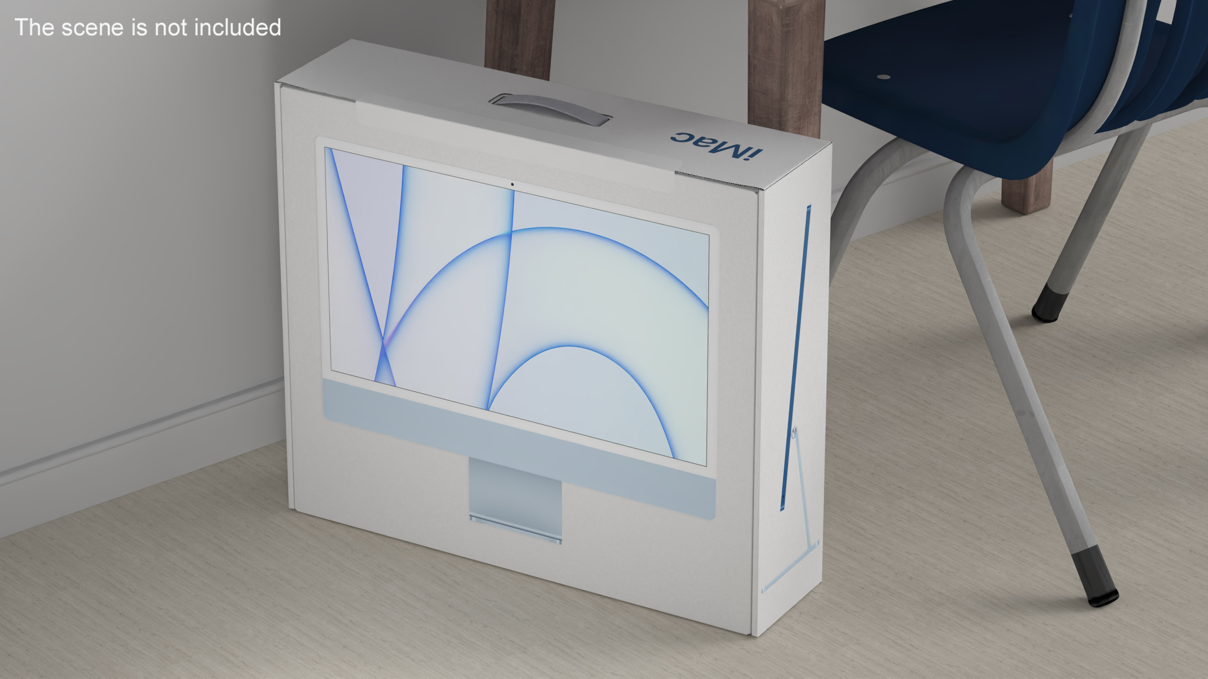 Apple iMac Packaging Box 3D model