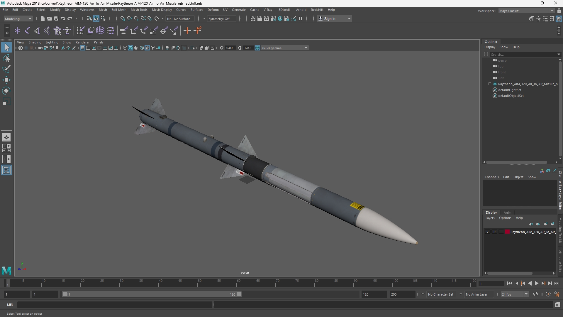 Raytheon AIM-120 Air To Air Missile - view 11