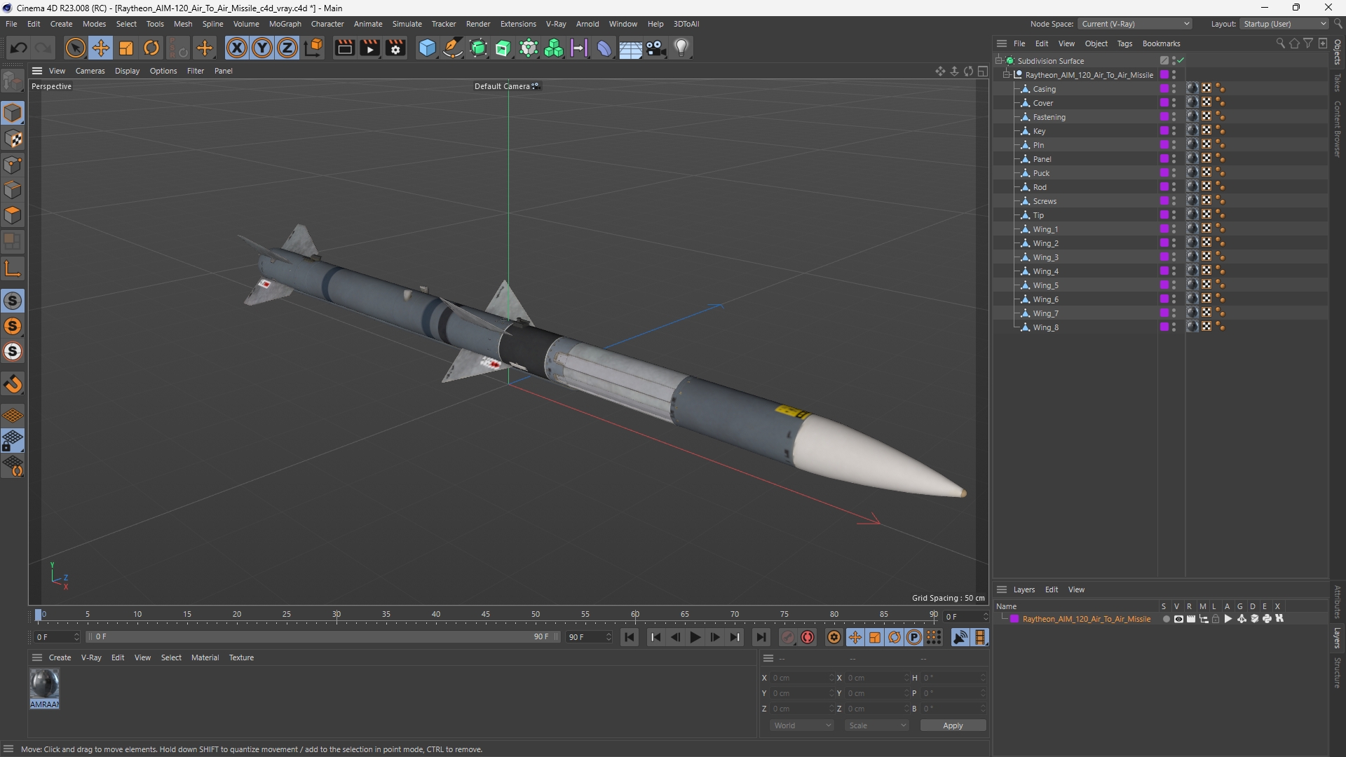 Raytheon AIM-120 Air To Air Missile - view 12