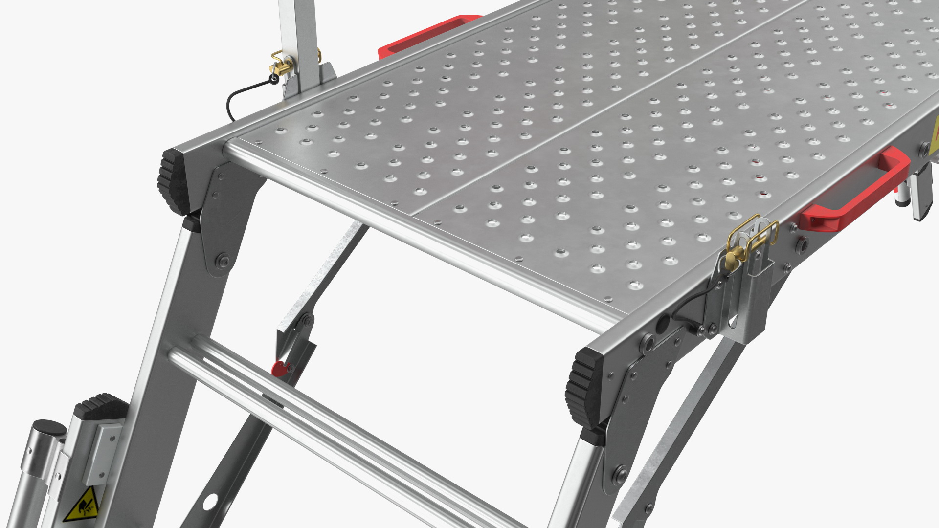 Rescue Platform with Stairs Rigged 3D model