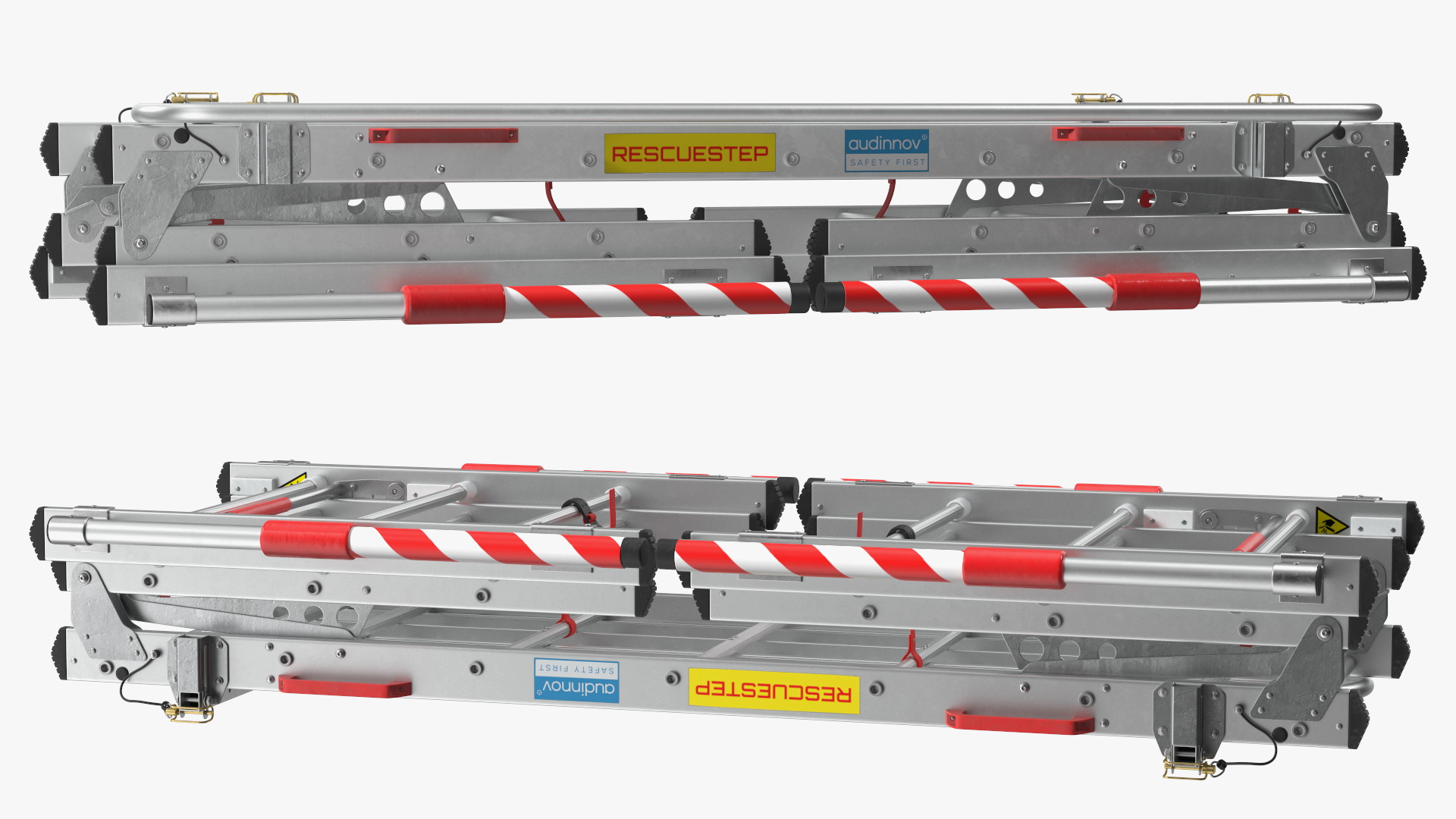Rescue Platform with Stairs Rigged 3D model